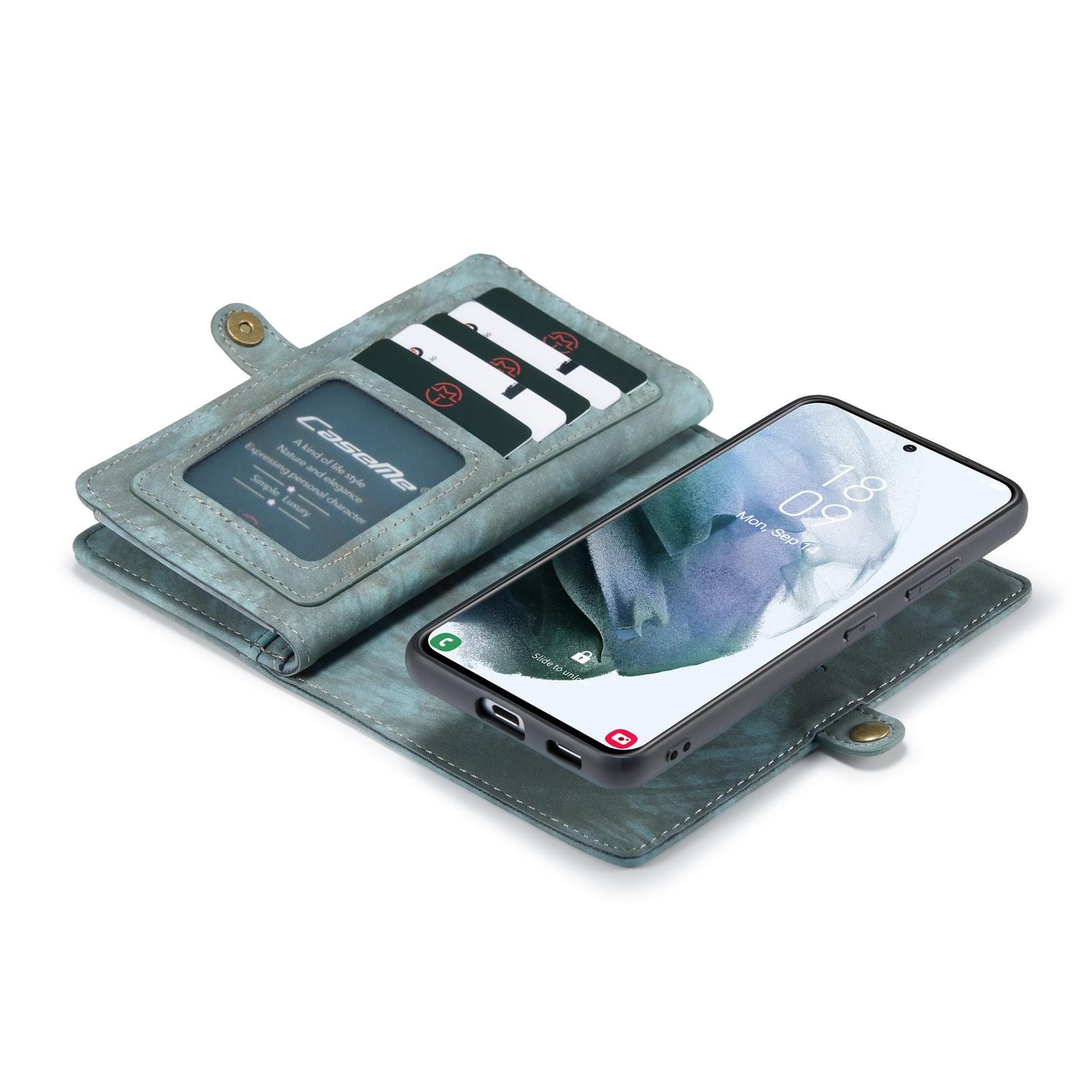 Multi-slot Mobiltaske Samsung Galaxy S21 Ultra Blå