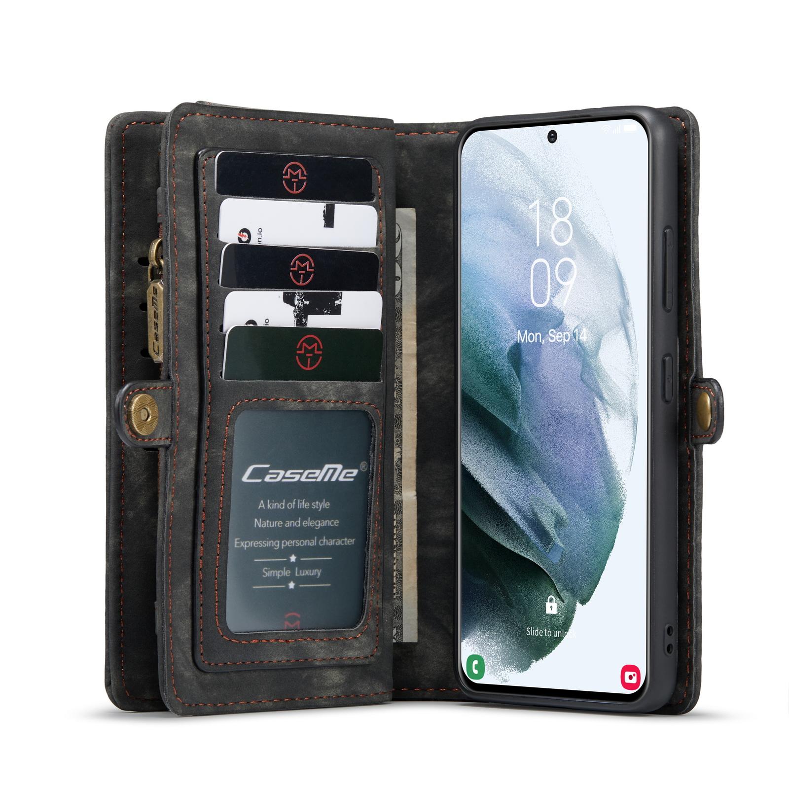 Multi-slot Mobiltaske Samsung Galaxy S21 Ultra Grå