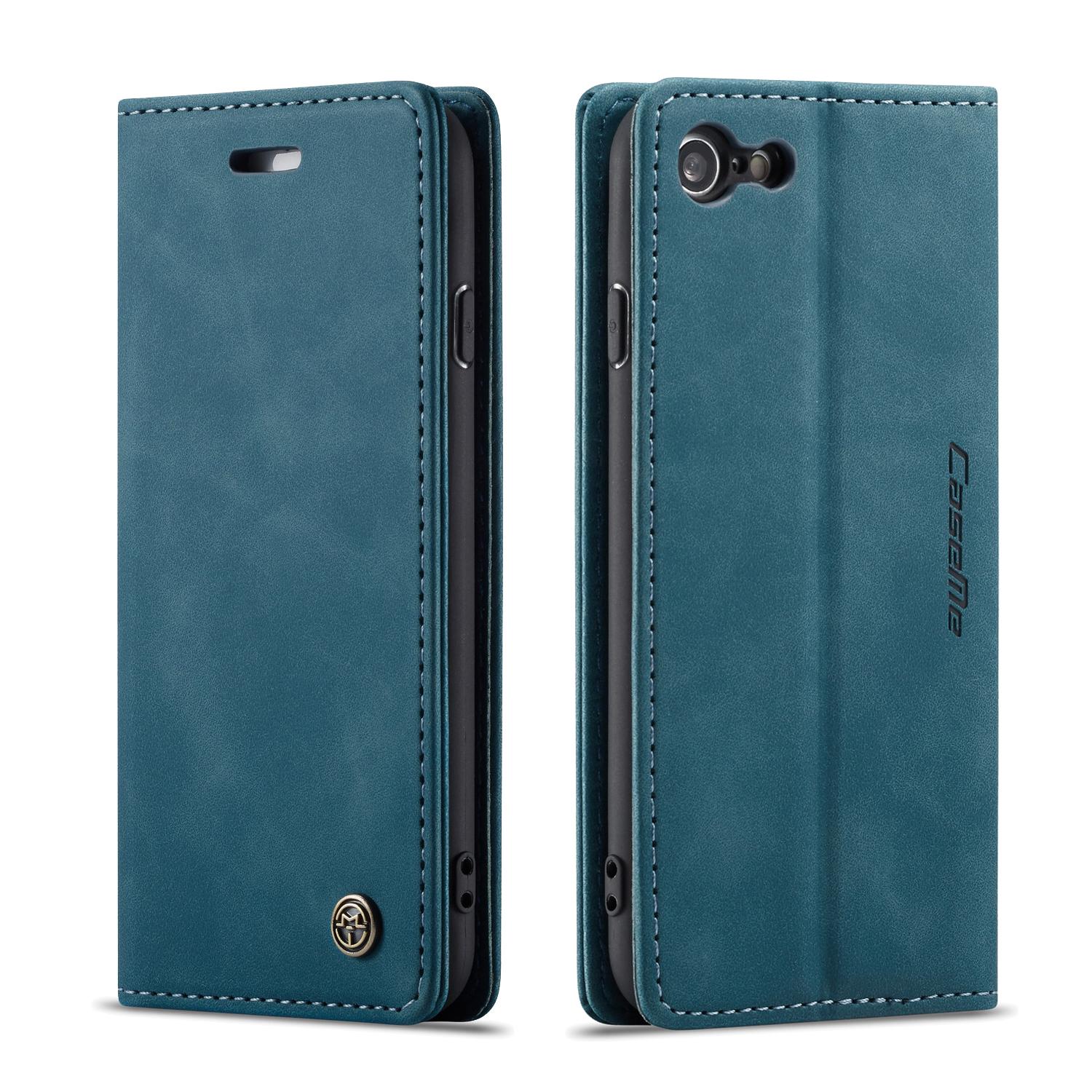 Slim Pung Etui iPhone SE (2022) blå