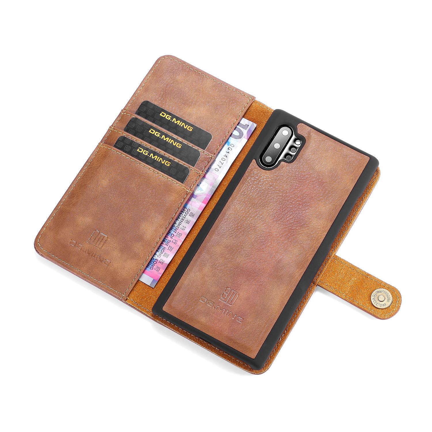 Magnet Wallet Galaxy Note 10 Plus Cognac