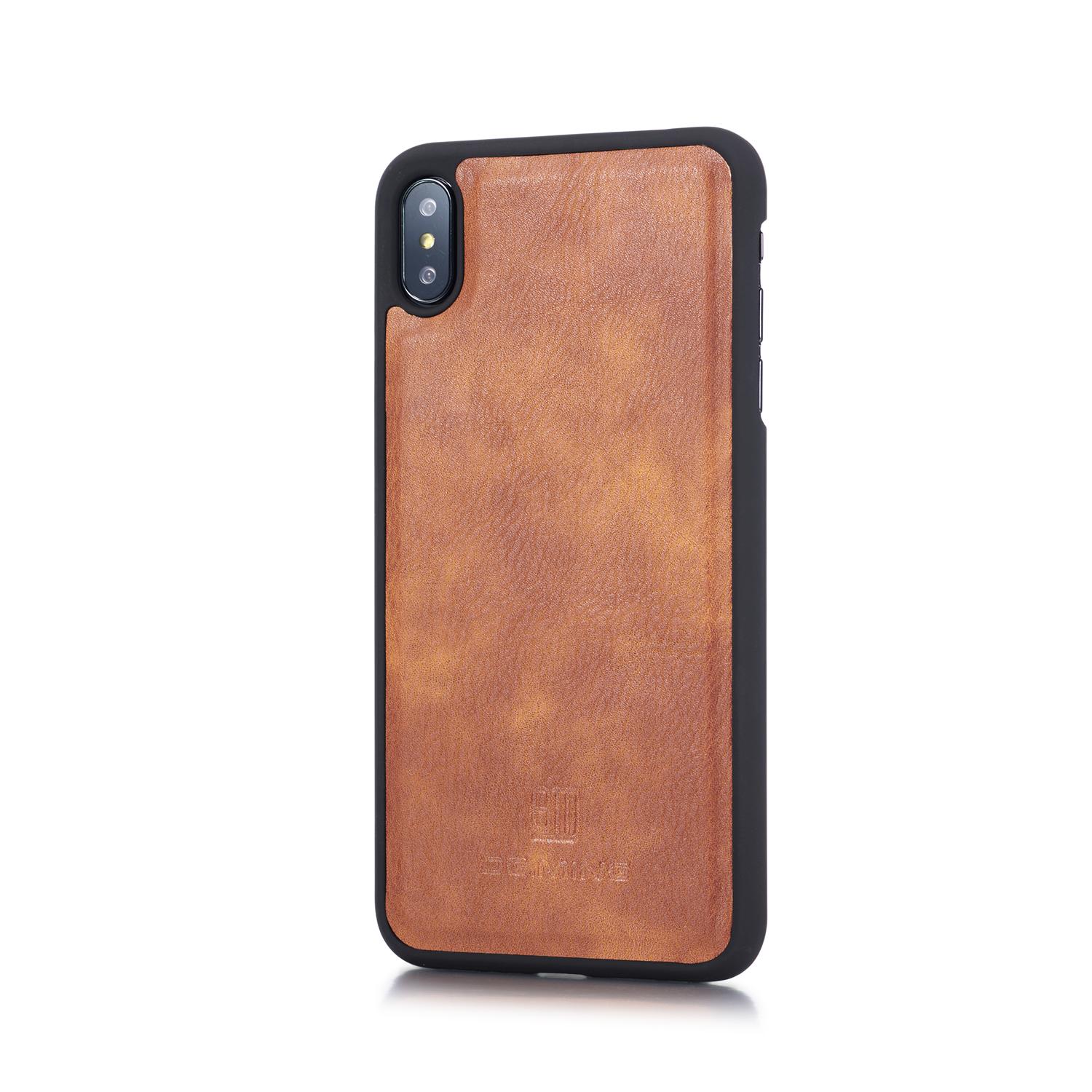 Magnet Wallet iPhone XS Max Cognac