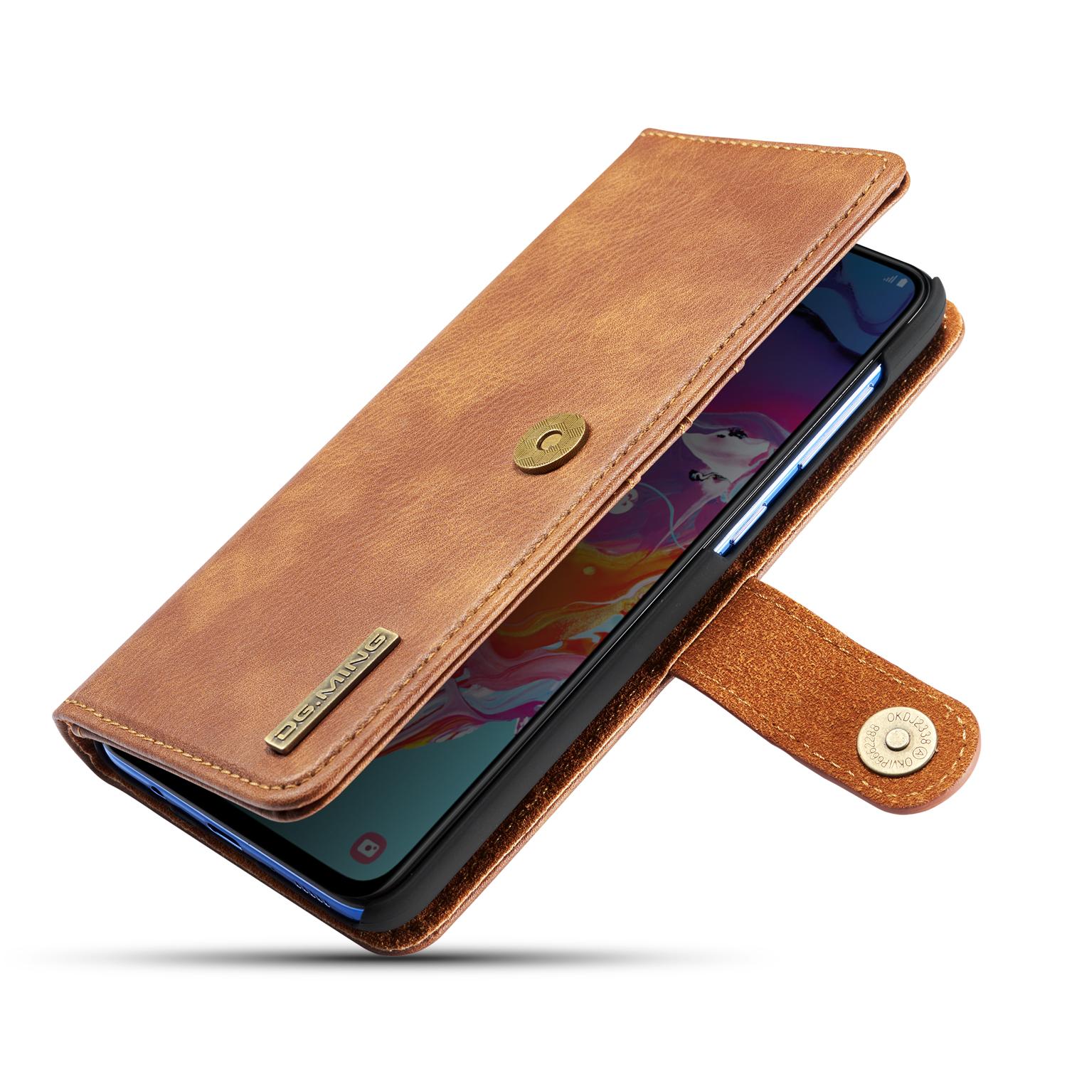 Magnet Wallet Samsung Galaxy A70 Cognac