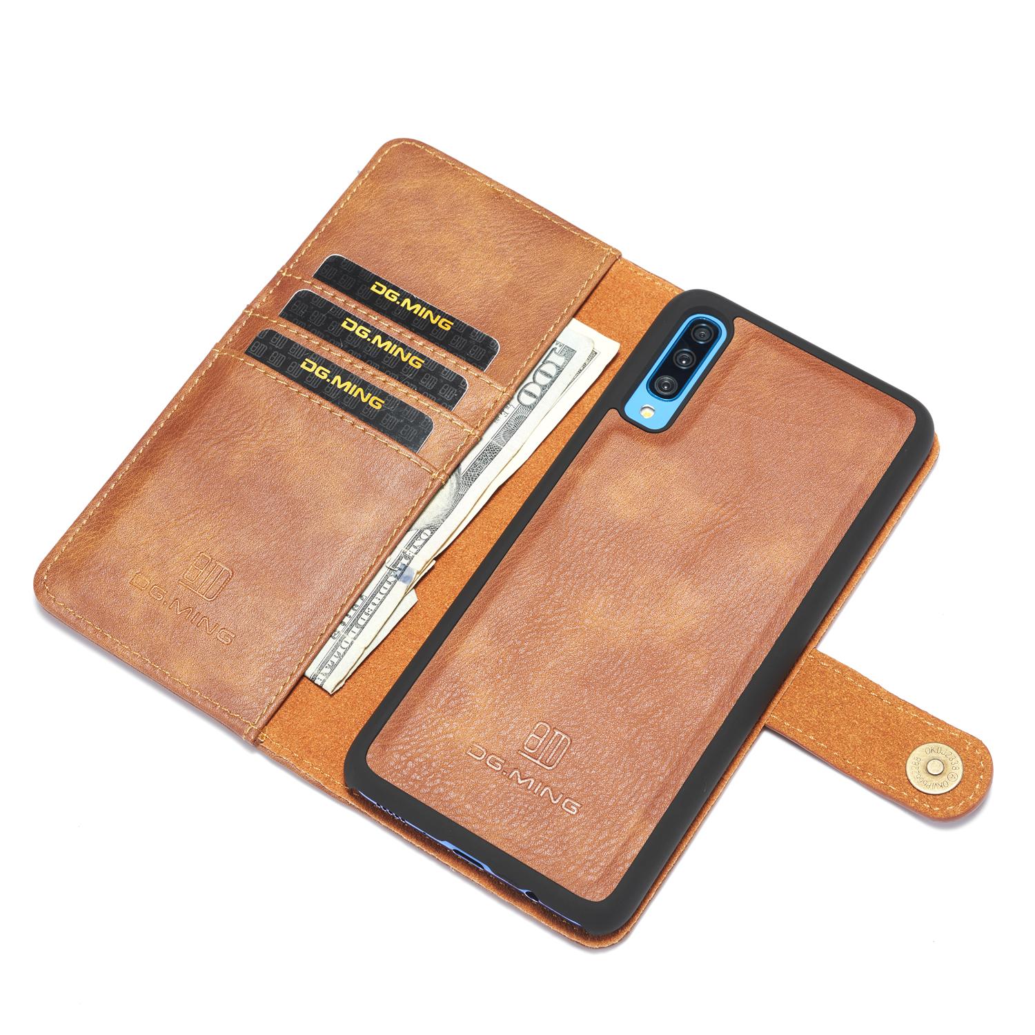 Magnet Wallet Samsung Galaxy A70 Cognac