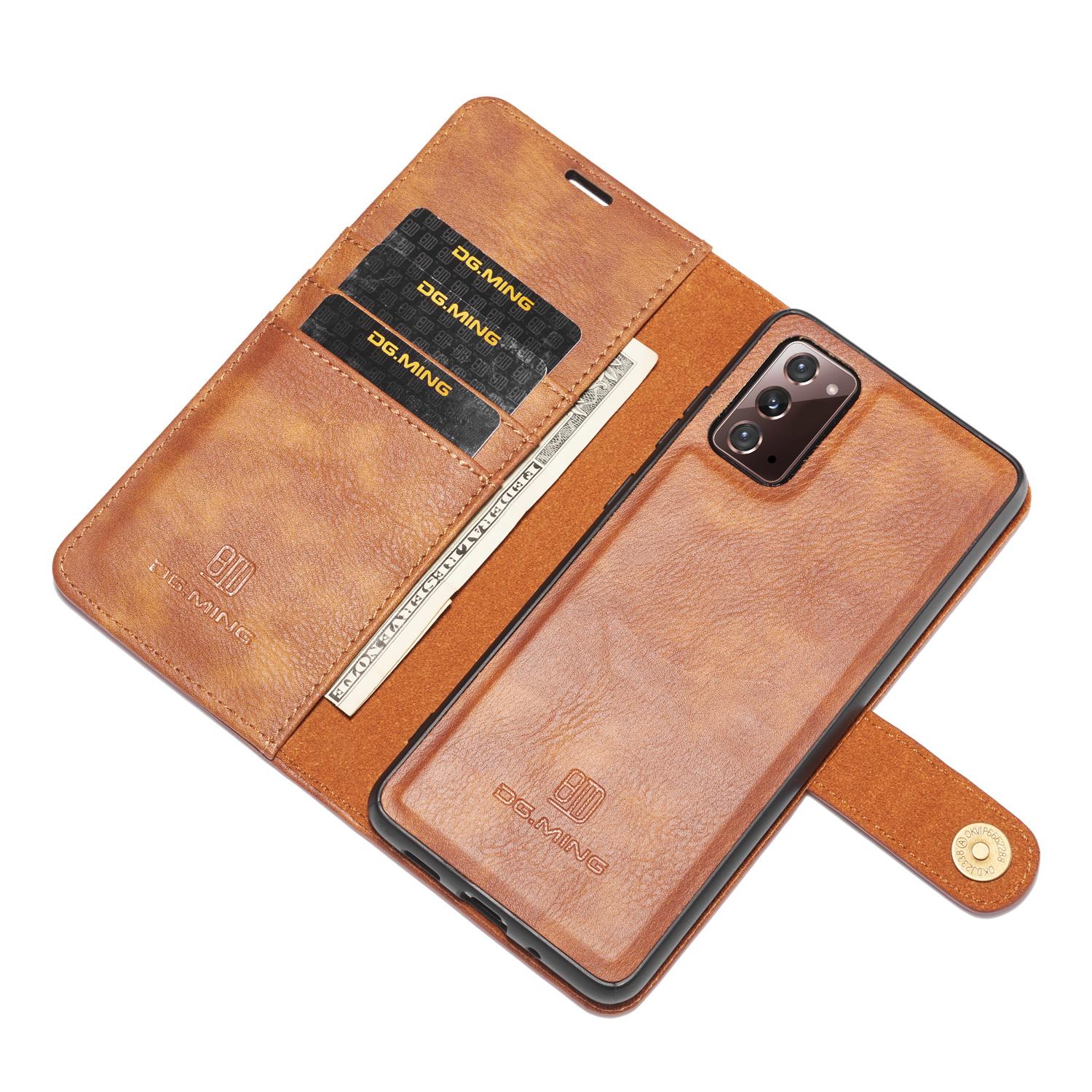 Magnet Wallet Galaxy Note 20 Cognac