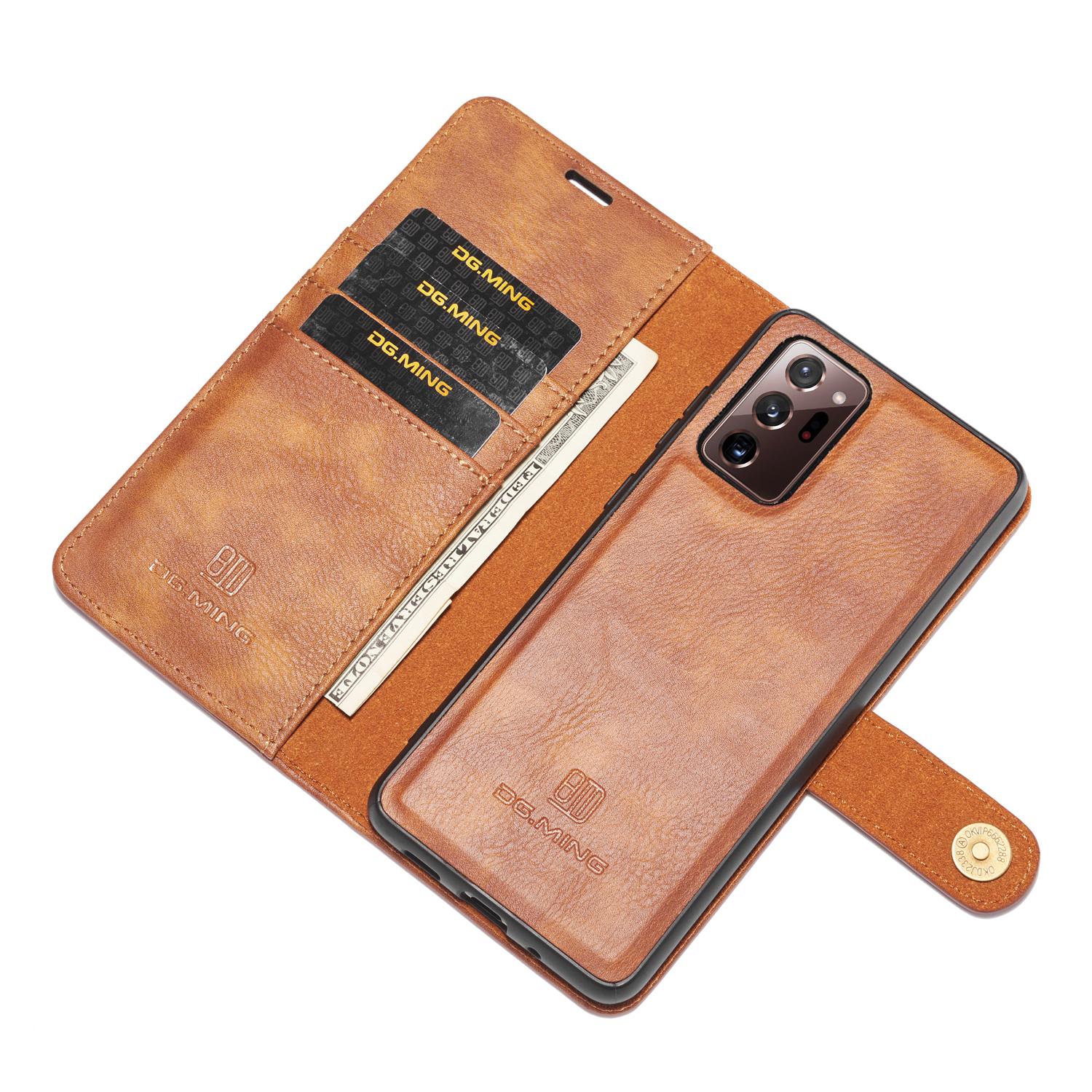 Magnet Wallet Galaxy Note 20 Ultra Cognac