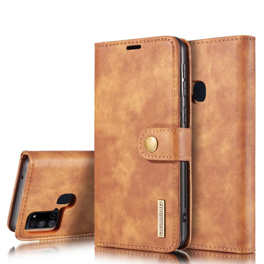 Magnet Wallet Samsung Galaxy A21s Brun