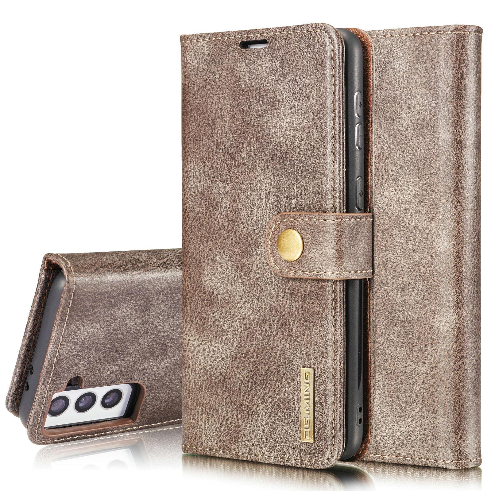 Magnet Wallet Samsung Galaxy S21 Plus Brun