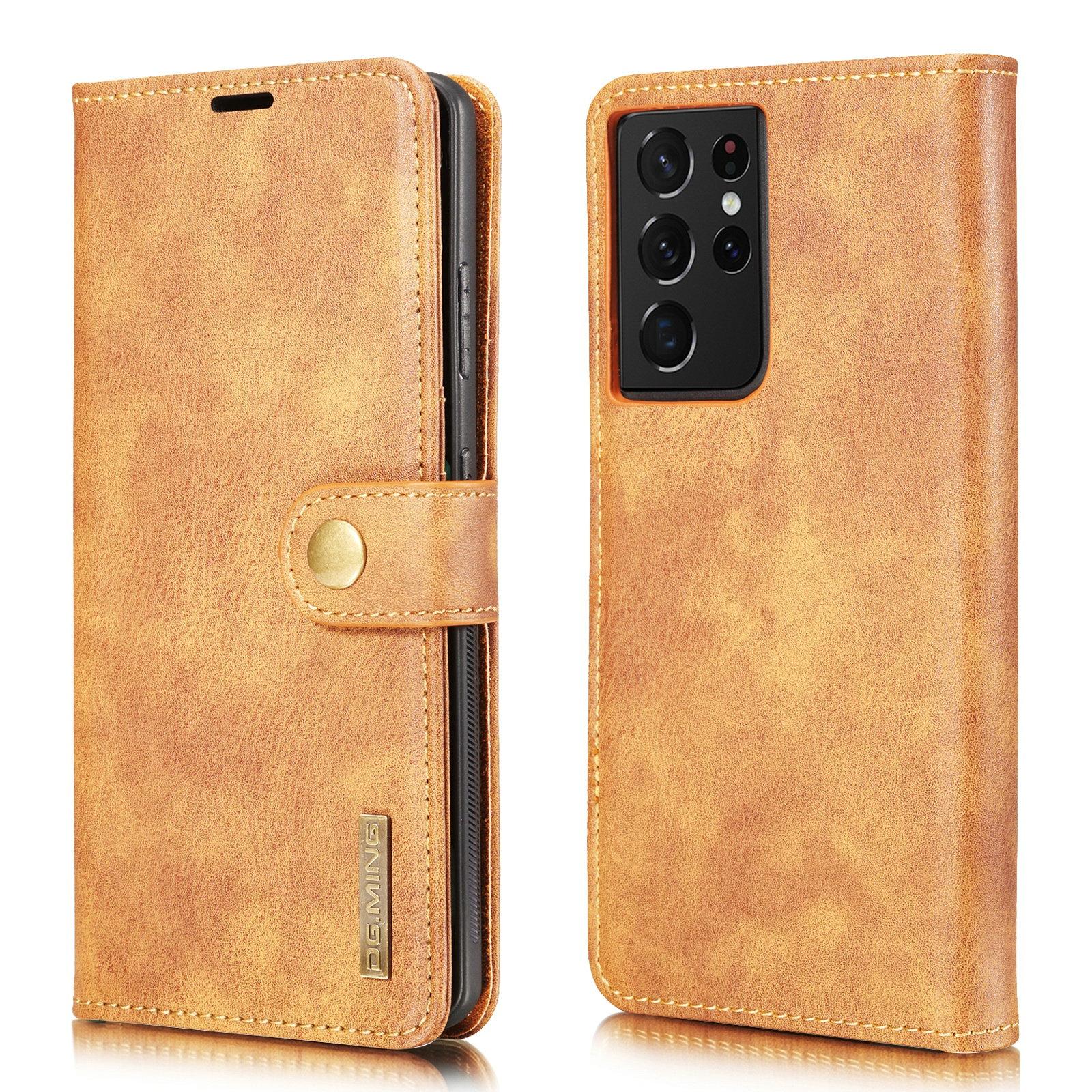 Magnet Wallet Samsung Galaxy S21 Ultra Cognac