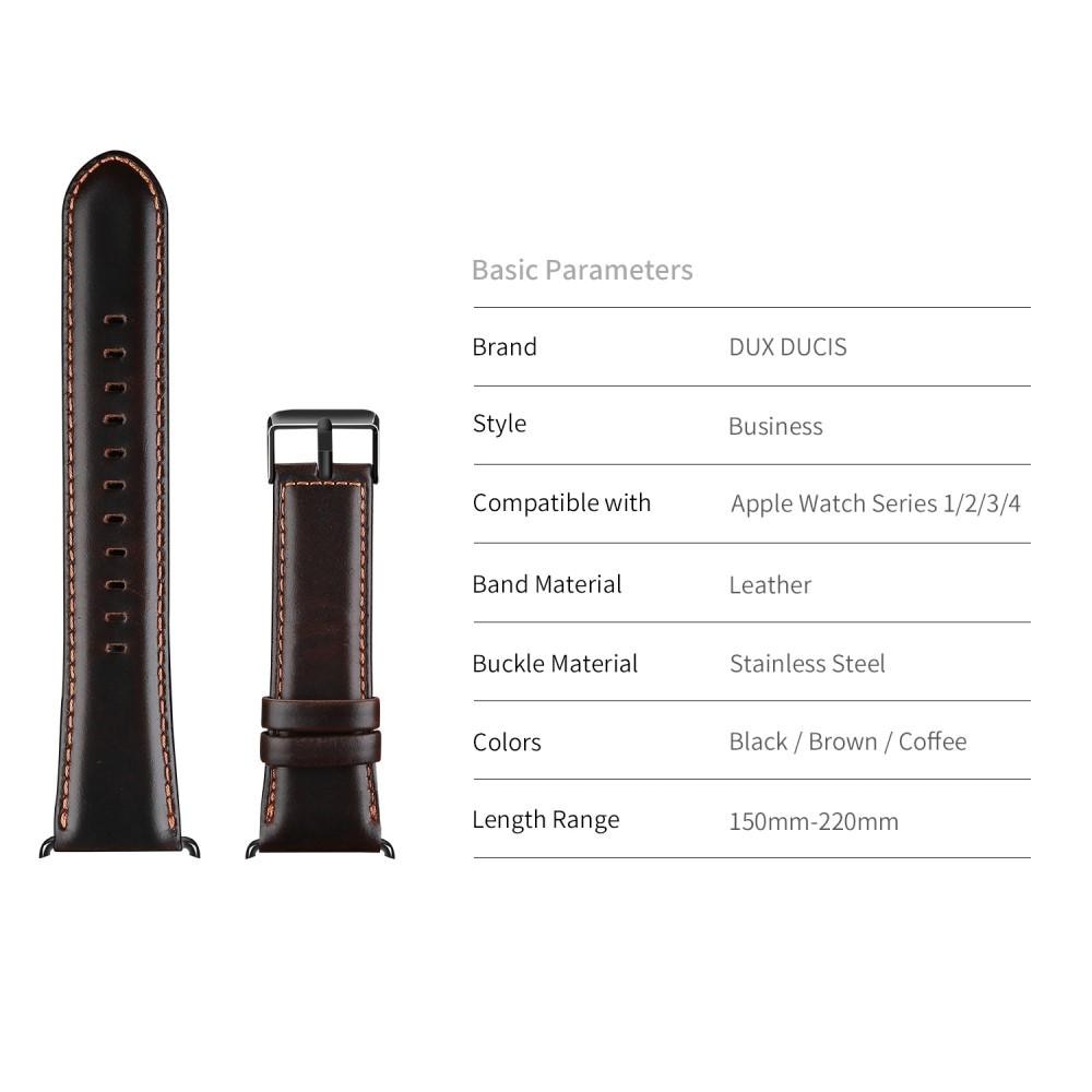 Leather Watch Band Apple Watch 40mm Brown