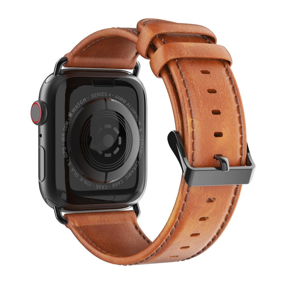 Leather Watch Band Apple Watch 41mm Series 7 Tan