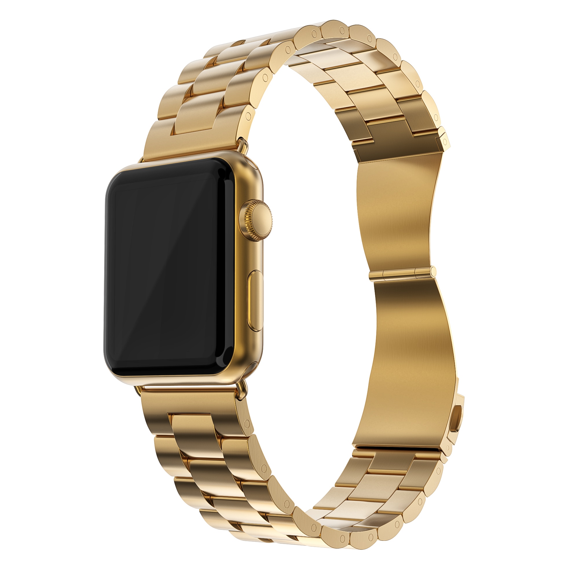 Metalarmbånd Apple Watch 45mm Series 9 guld