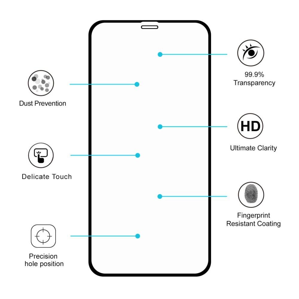 Full Glue Tempered Glass iPhone 11 Pro Max Black