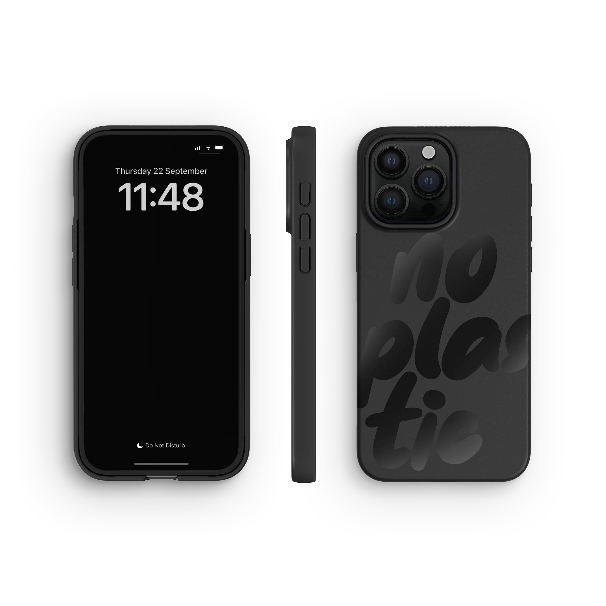 Cover iPhone 15 Pro Max, No Plastic Black