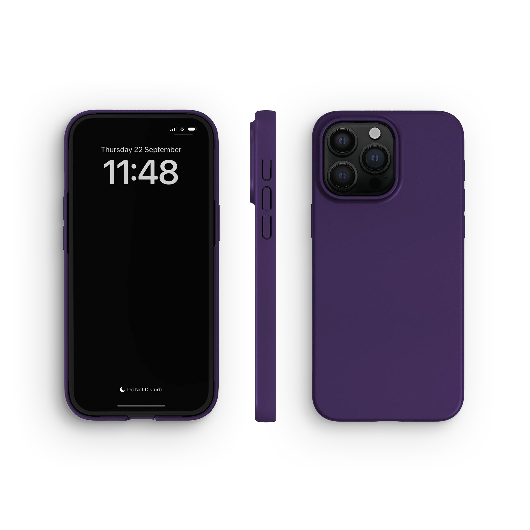 Cover iPhone 15 Pro Max, Blackberry Purple