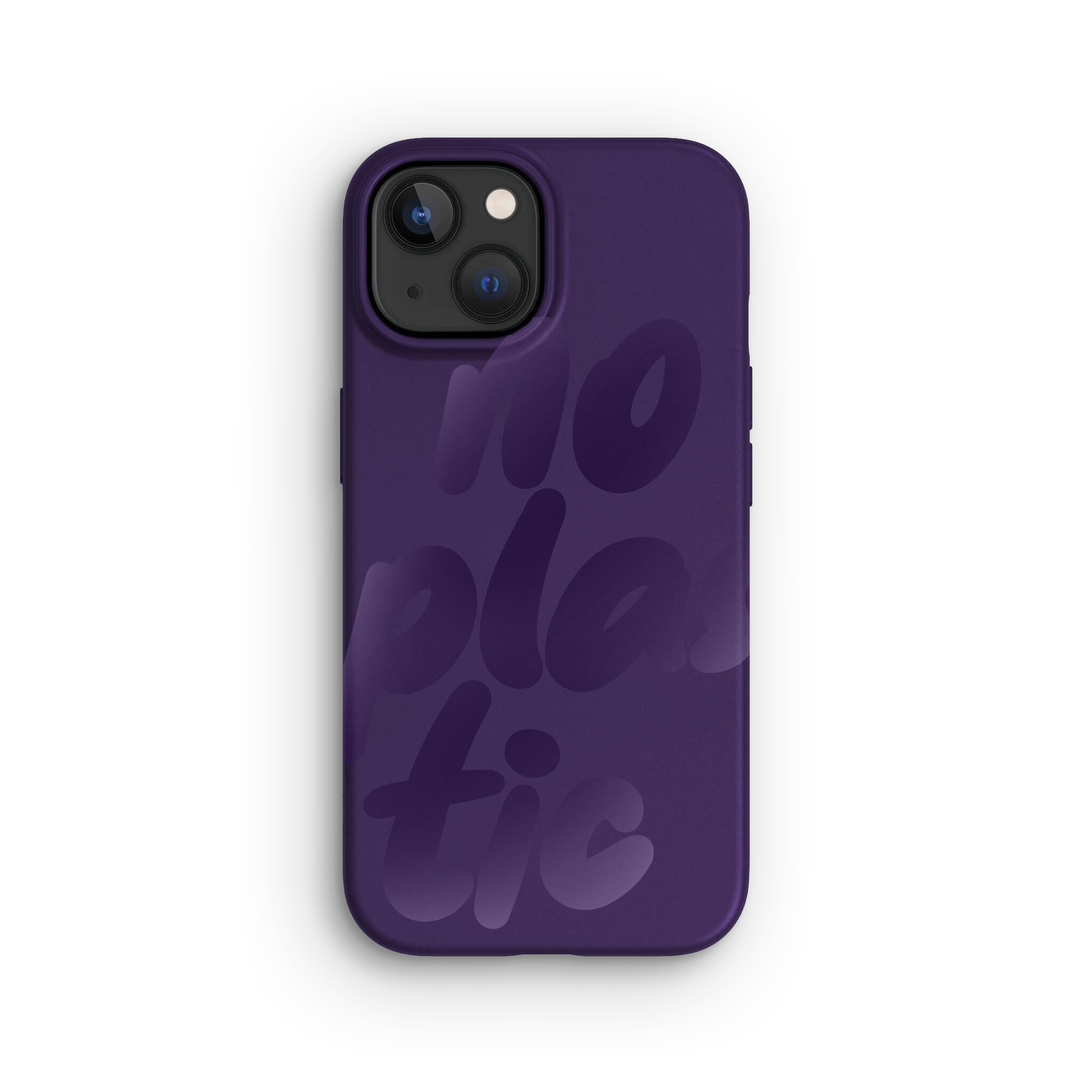 Cover iPhone 15, No Plastic Blackberry Purple