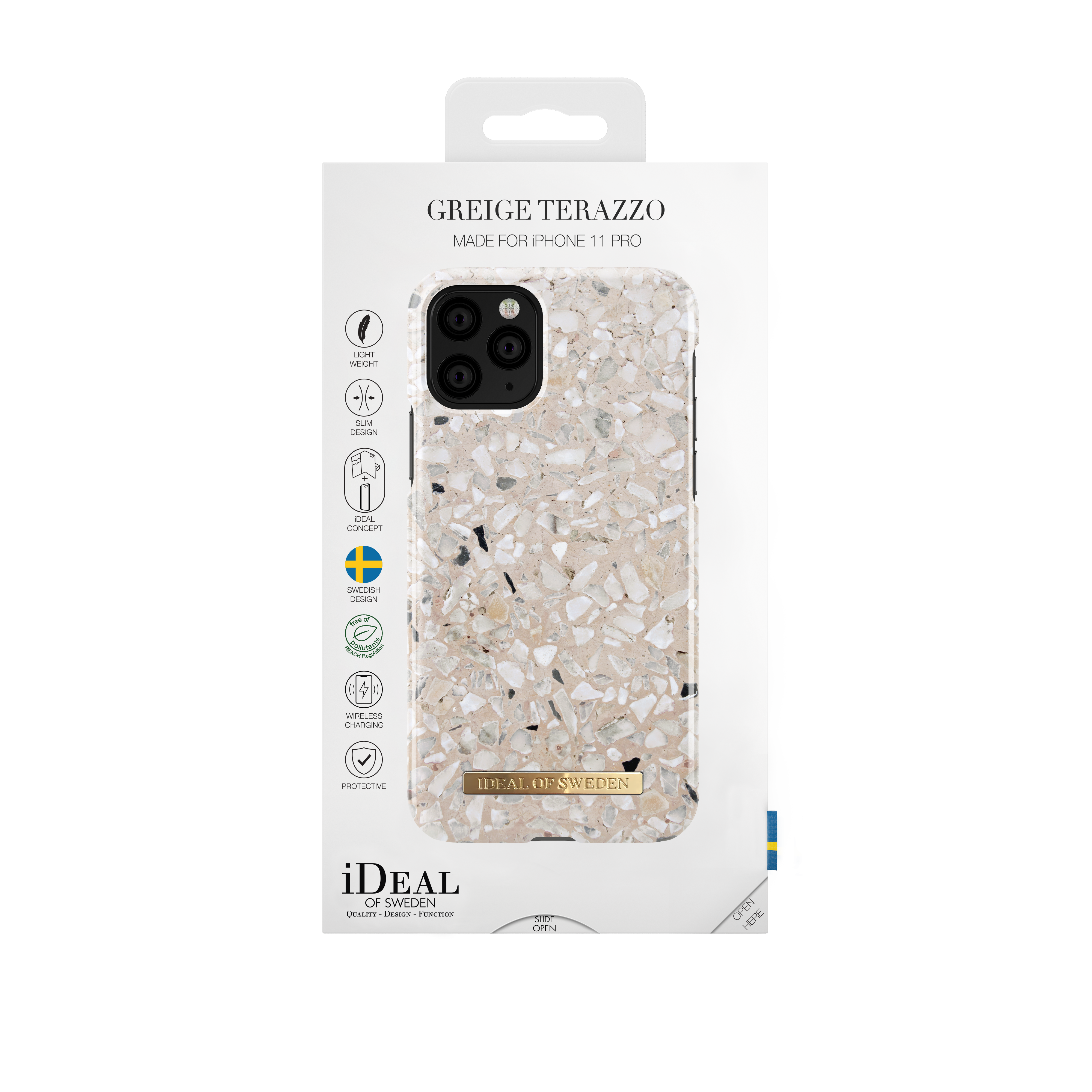 Fashion Case iPhone 11 Pro Greige Terazzo