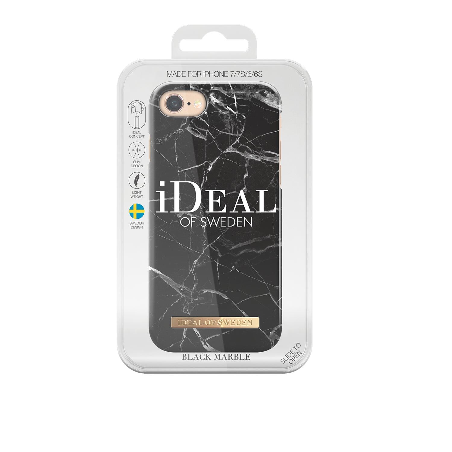 Fashion Case iPhone 6/6S/7/8/SE 2020 Black Marble