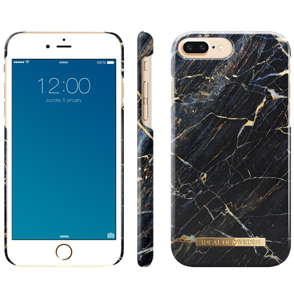 Fashion Case iPhone 6/6S/7/8 Plus Black Marble