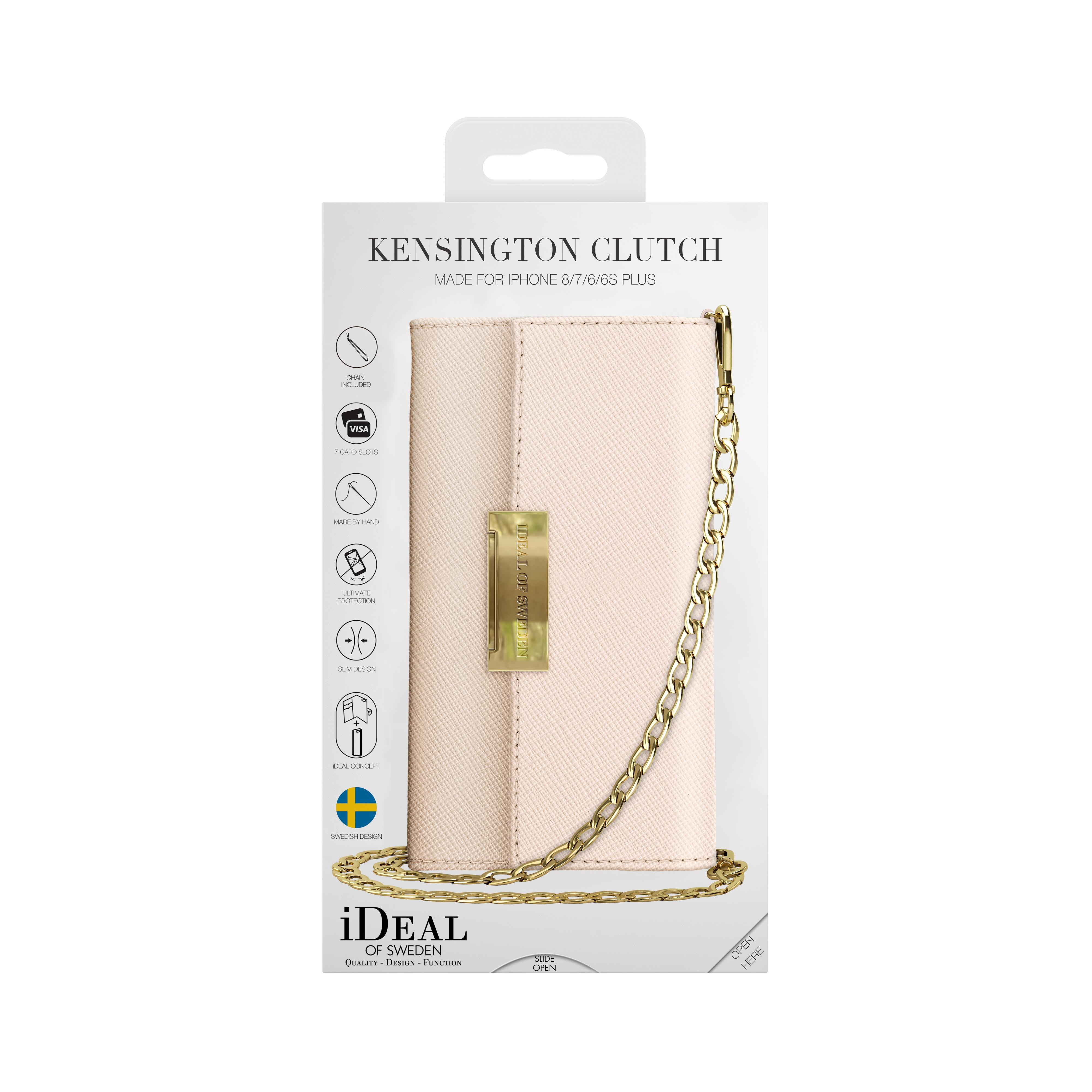 Kensington Clutch iPhone 6/6S/7/8 Plus Beige