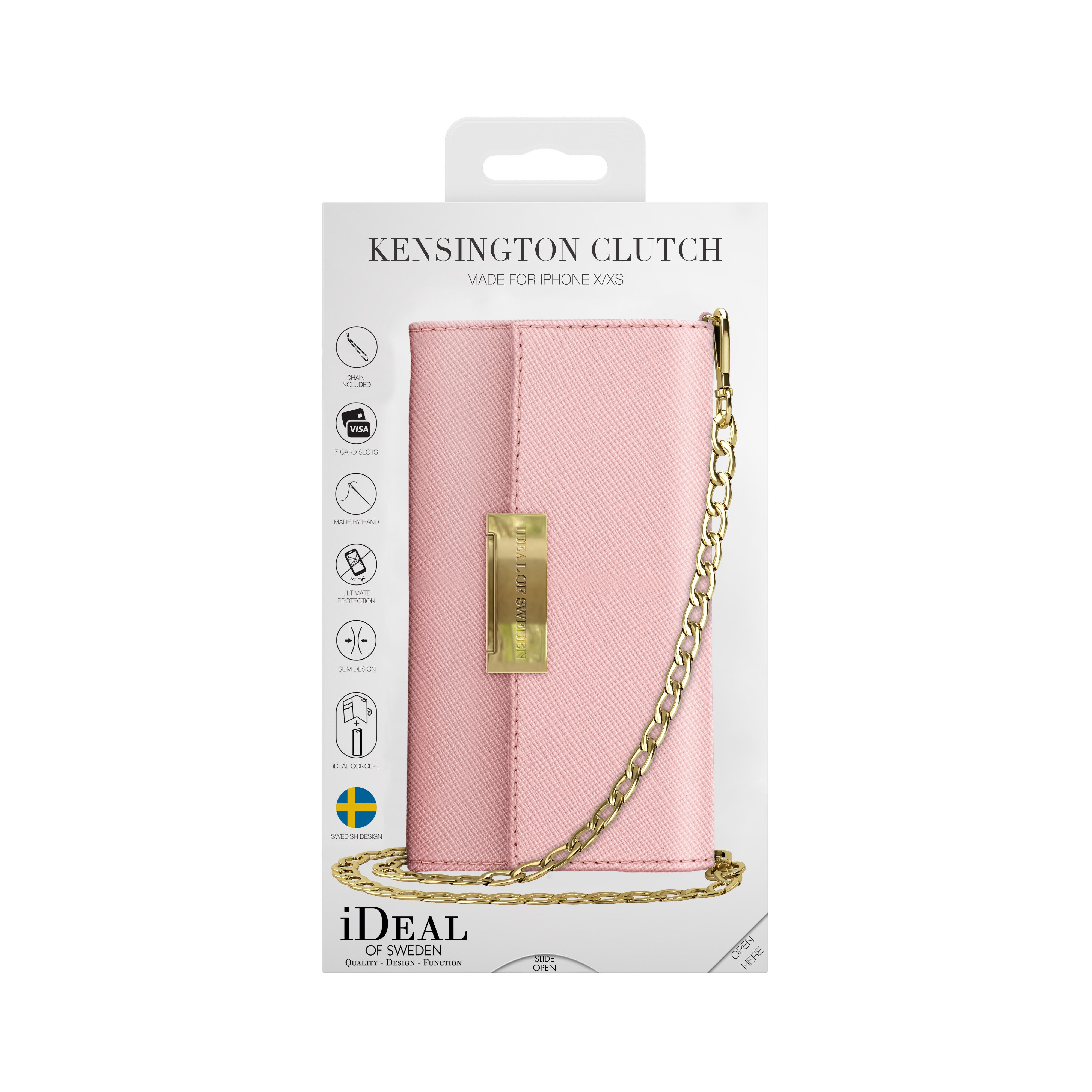 Kensington Clutch iPhone X/XS Pink