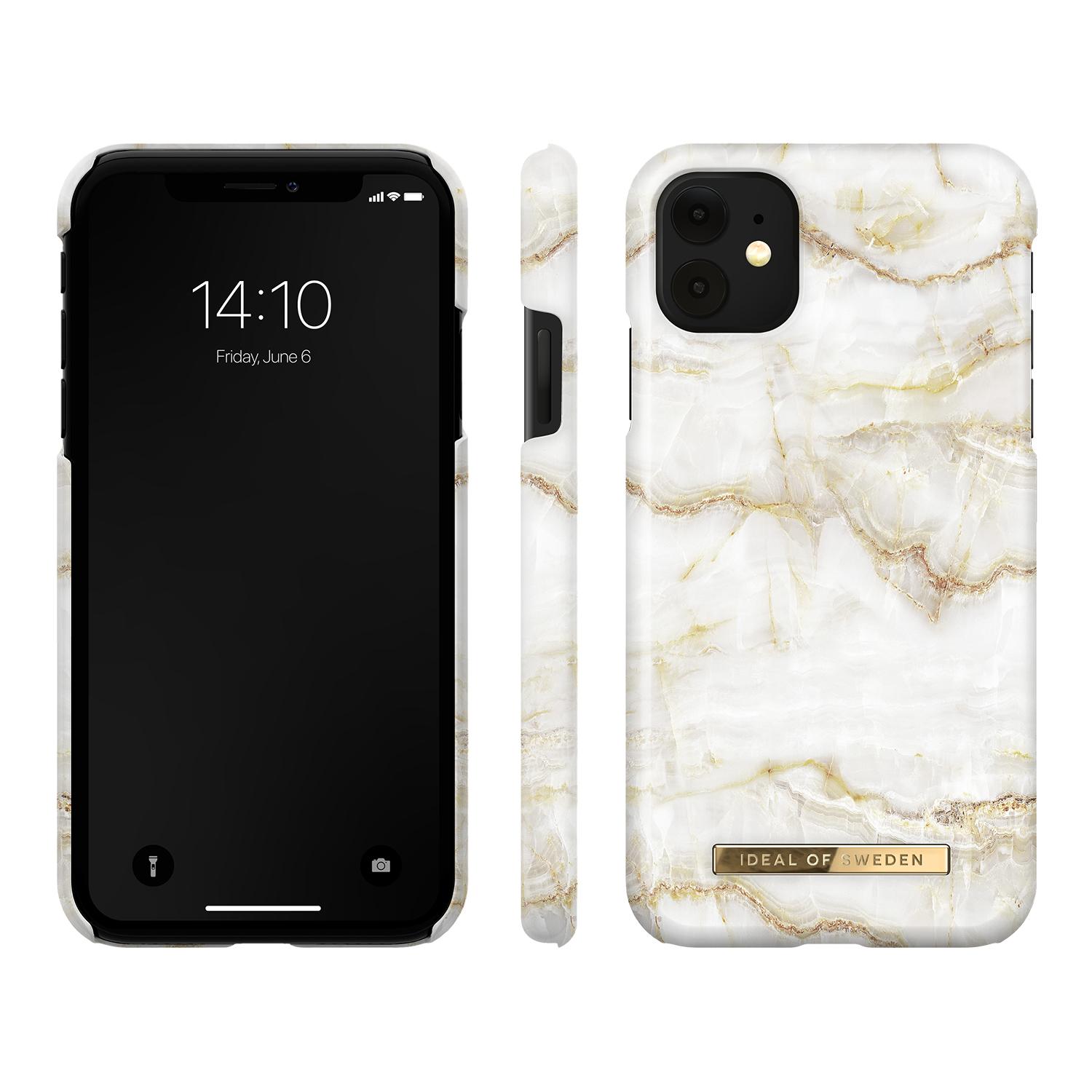 Fashion Case iPhone 11 Golden Pearl Marble