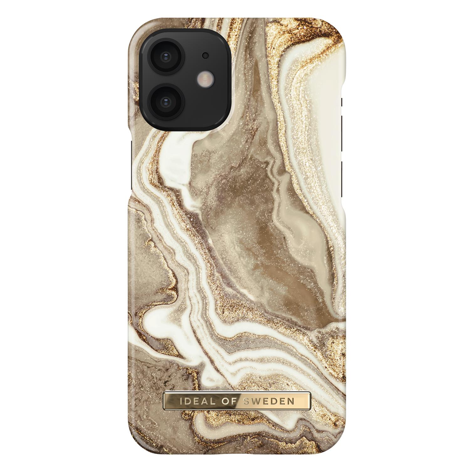 Fashion Case iPhone 12 Mini Golden Sand Marble