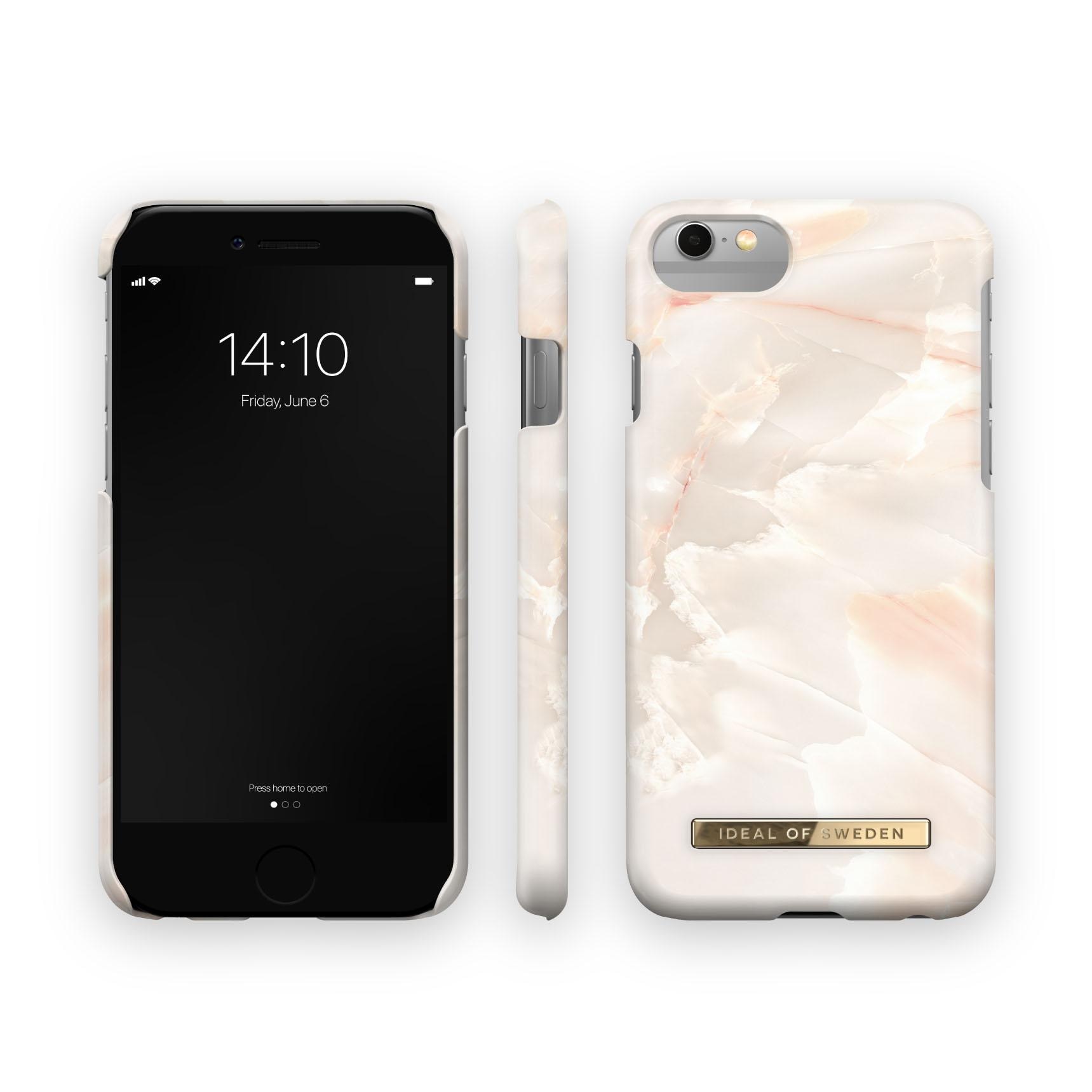 Fashion Case iPhone 6/6S/7/8/SE 2020 Rose Pearl Marble
