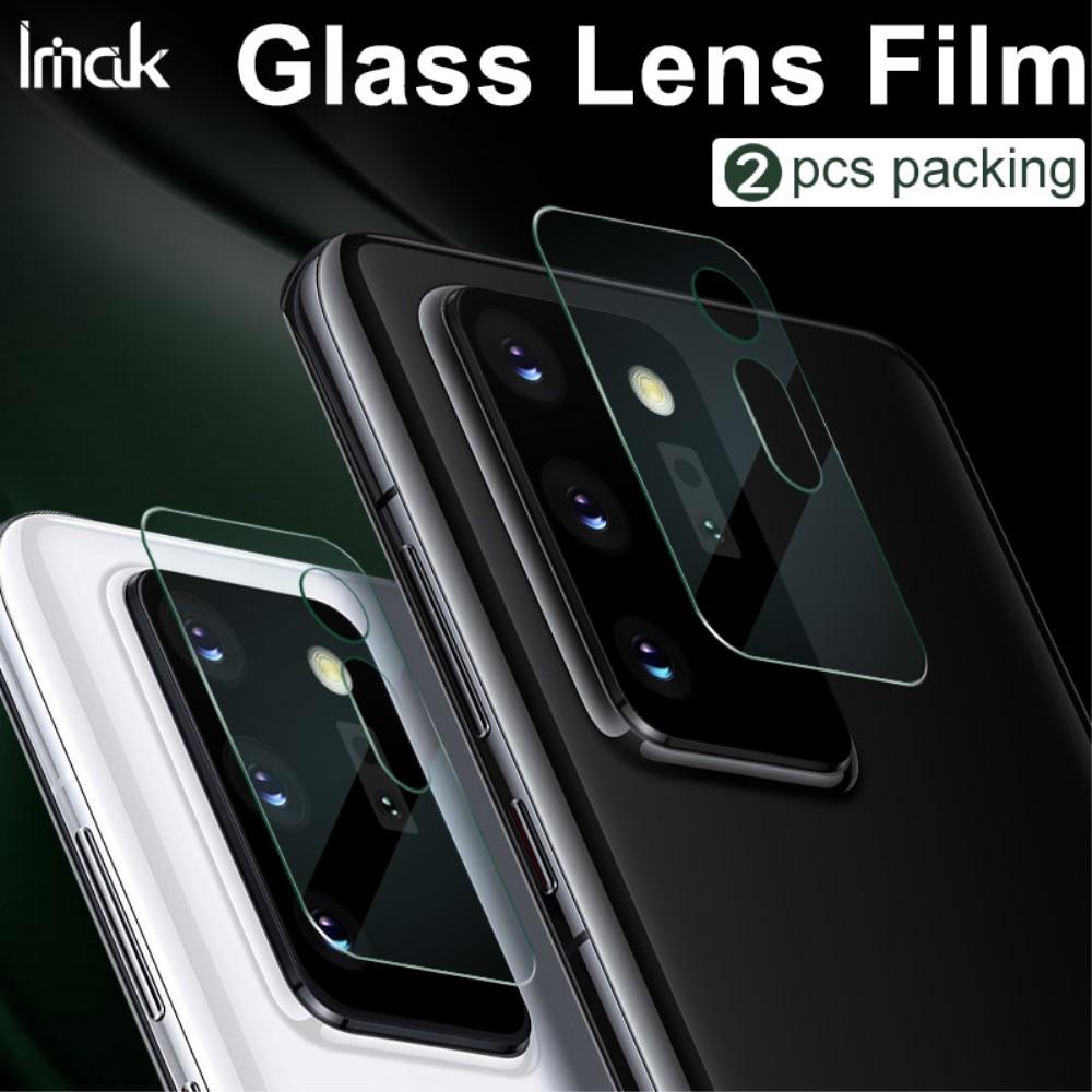 2-pak Hærdet Glas Linsebeskytter Samsung Galaxy Note 20 Ultra Gennemsigtig