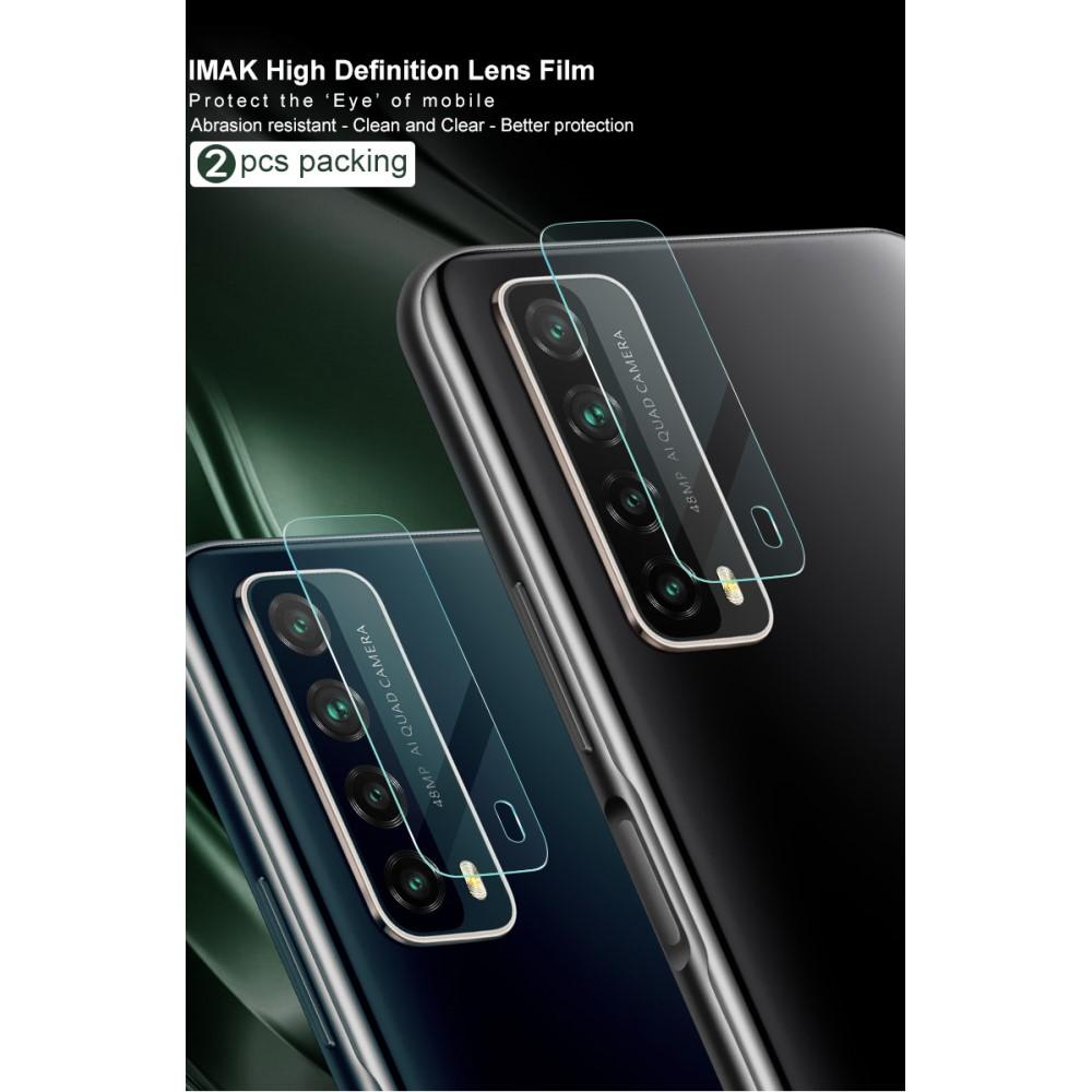 2-pak Hærdet Glas Linsebeskytter Huawei P Smart 2021 Gennemsigtig