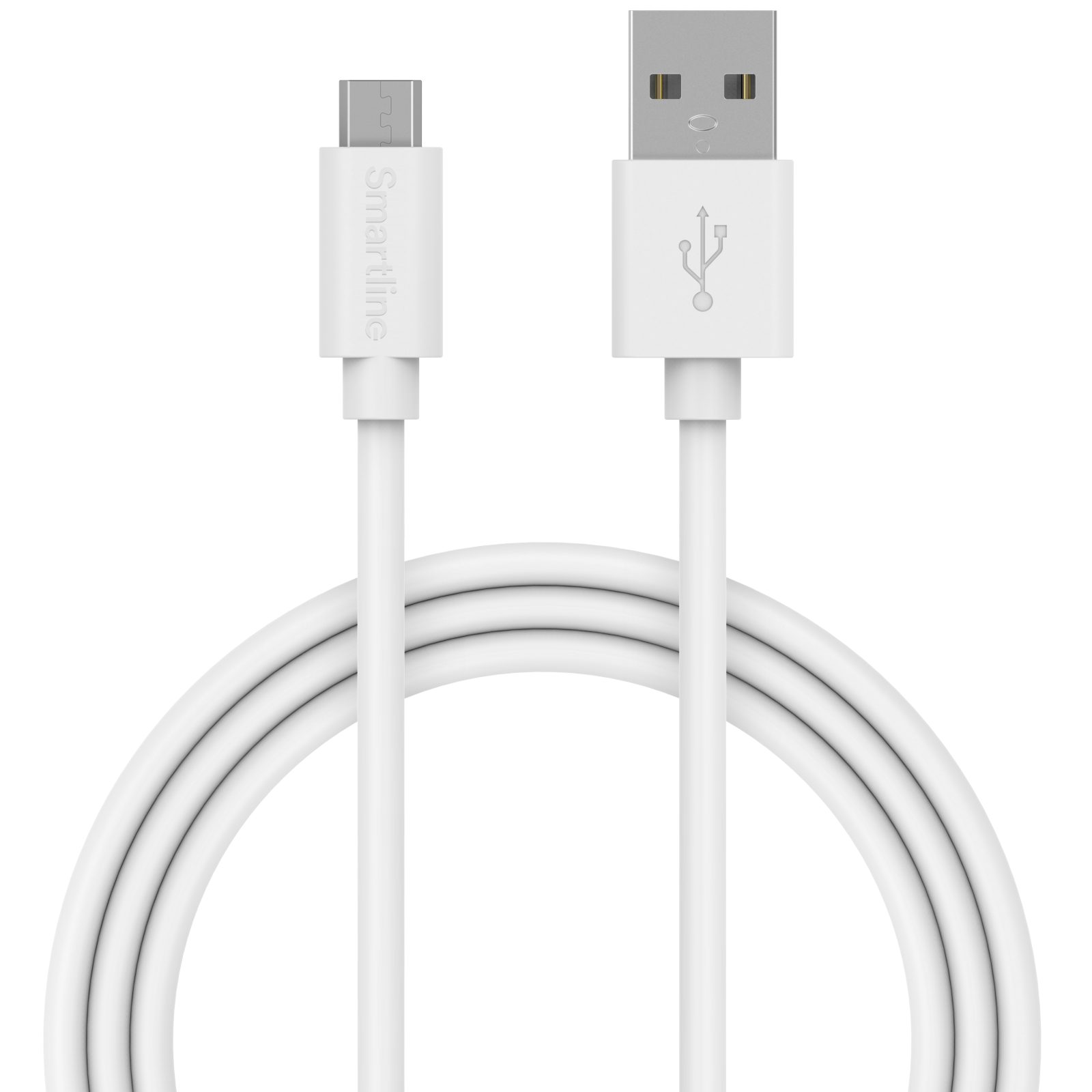 USB Cable MicroUSB 1m hvid