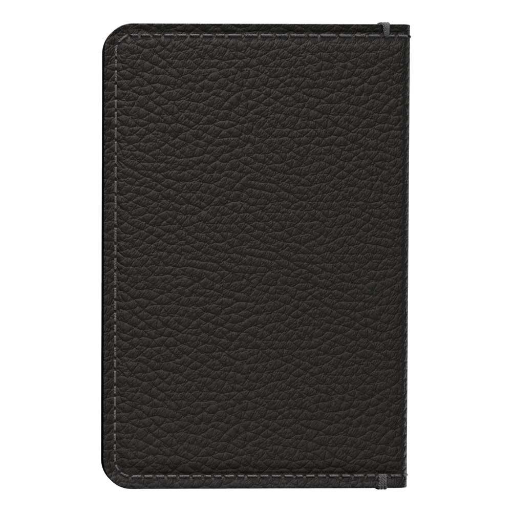 Thin Card Holder Black Leather