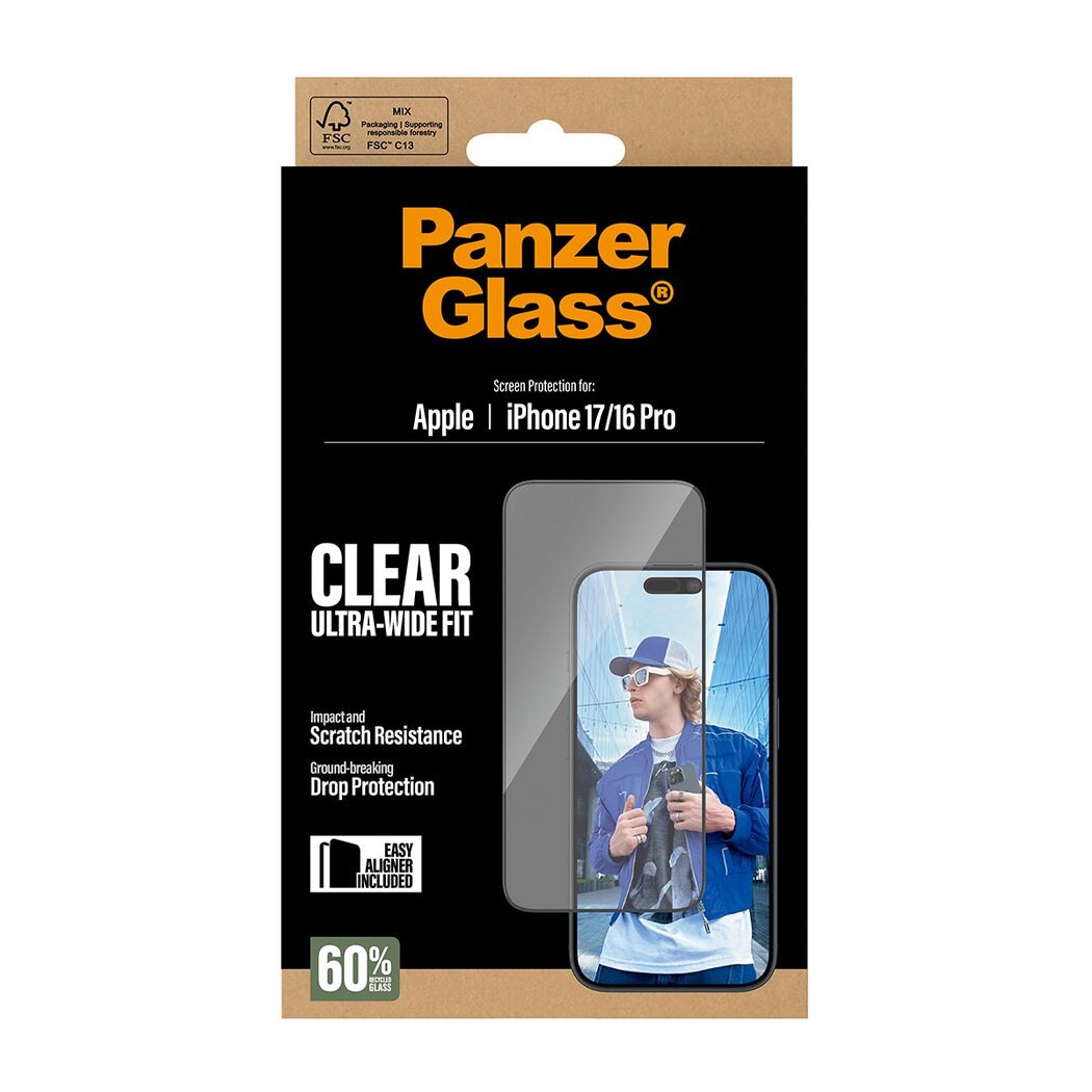 iPhone 17 Screen Protector (with EasyAligner) Ultra Wide Fit