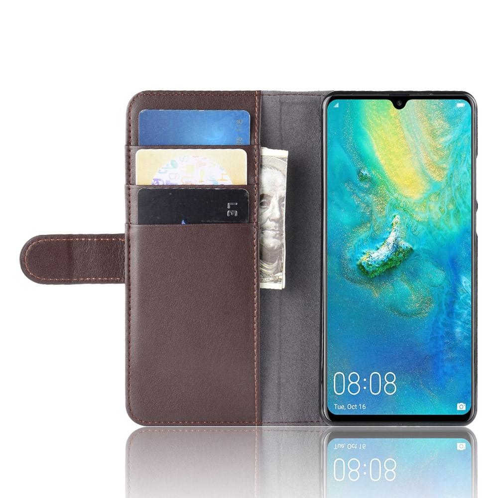 Ægte Læderetui Huawei P30 Pro brun