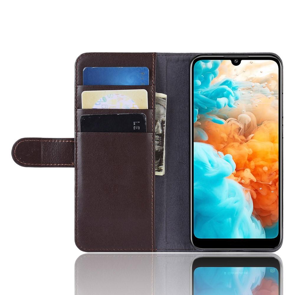 Ægte Læderetui Huawei Y6 2019 Brun