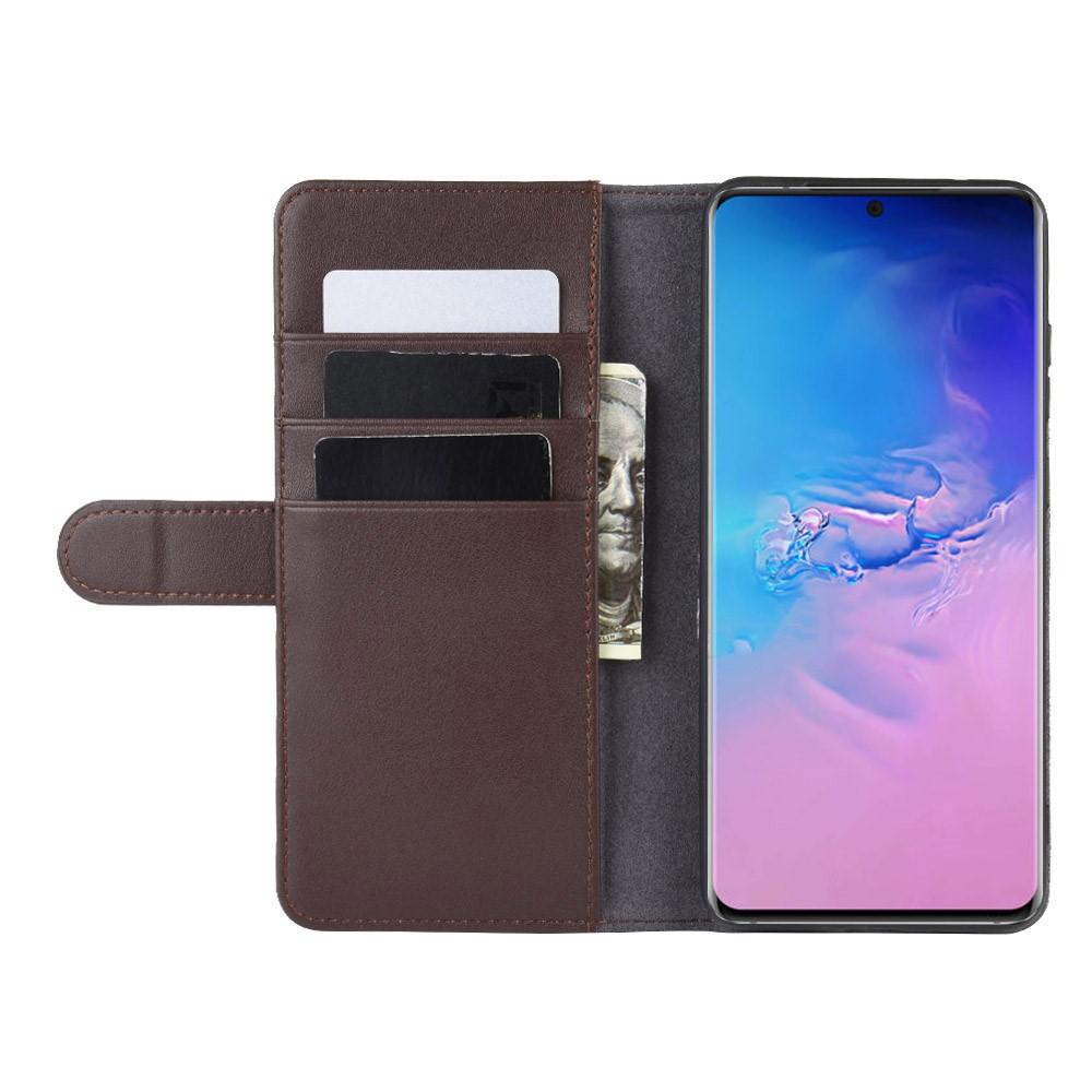 Ægte Læderetui Samsung Galaxy S20 Ultra Brun