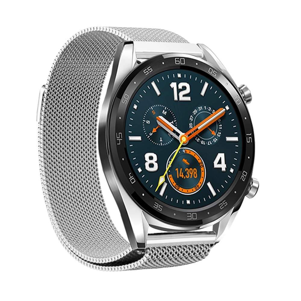 Armbånd Milanese Huawei Watch GT/GT 2 46mm/GT 2e sølv