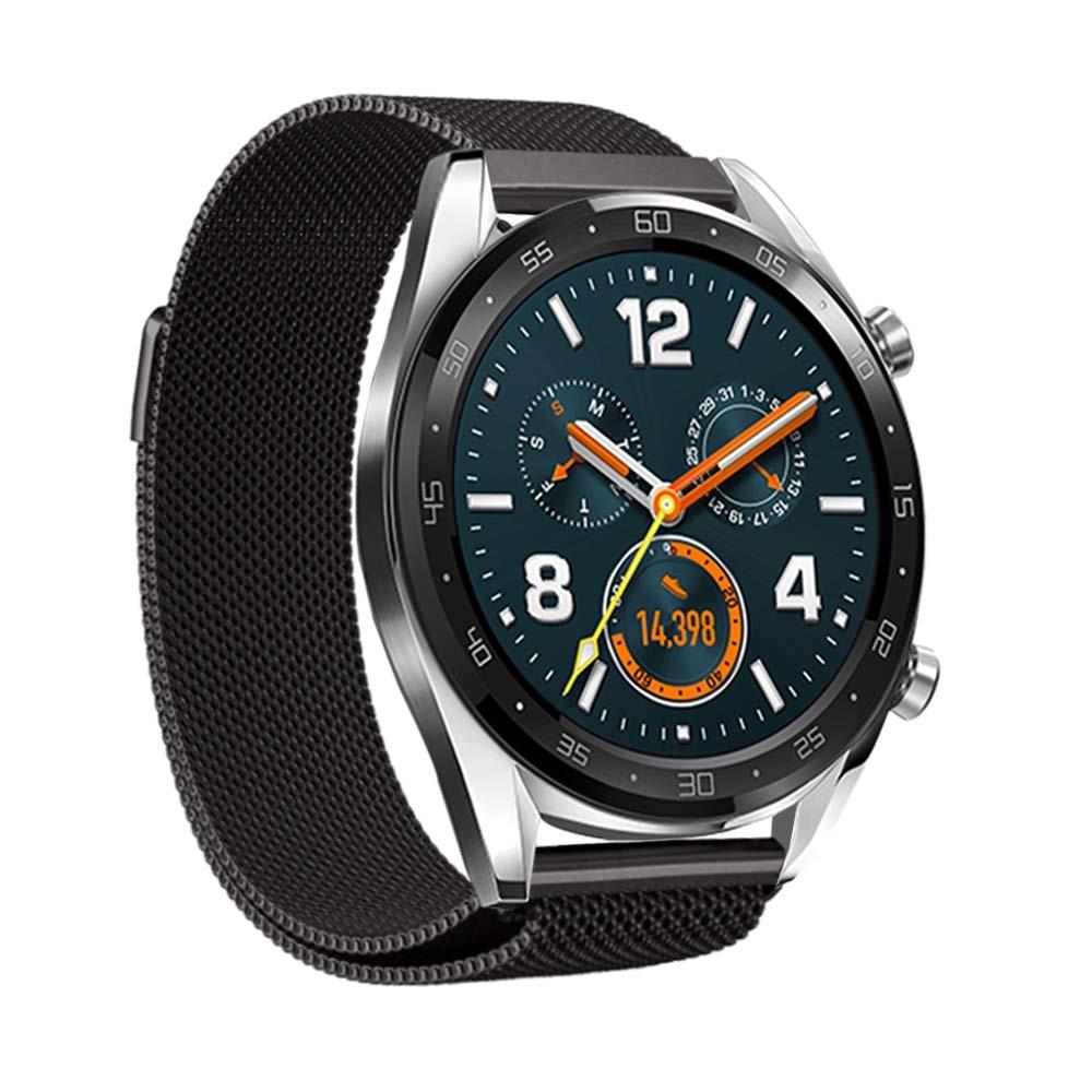 Armbånd Milanese Huawei Watch GT/GT 2 46mm/GT 2e sort