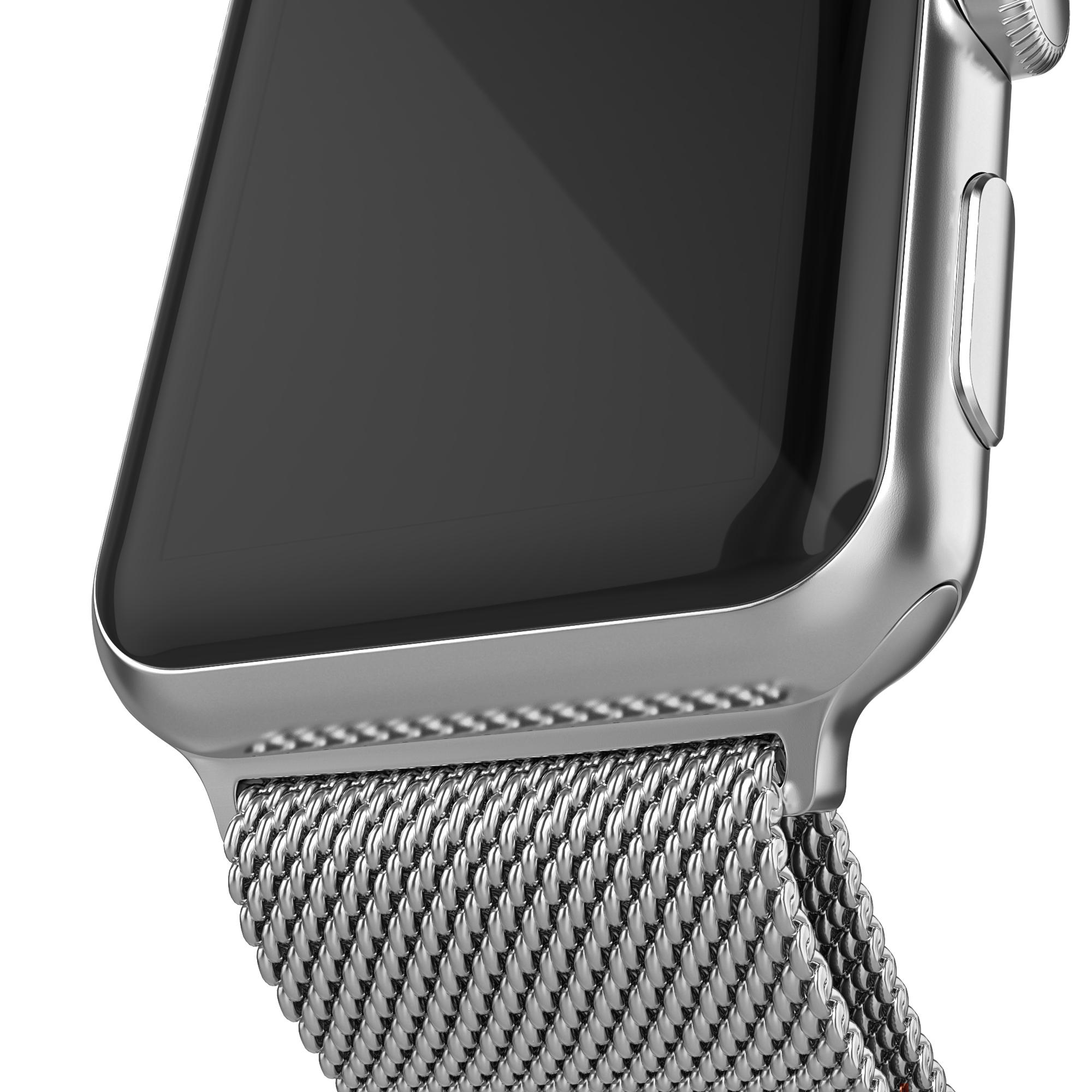 Armbånd Milanese Loop Apple Watch 41mm Series 7 sølv