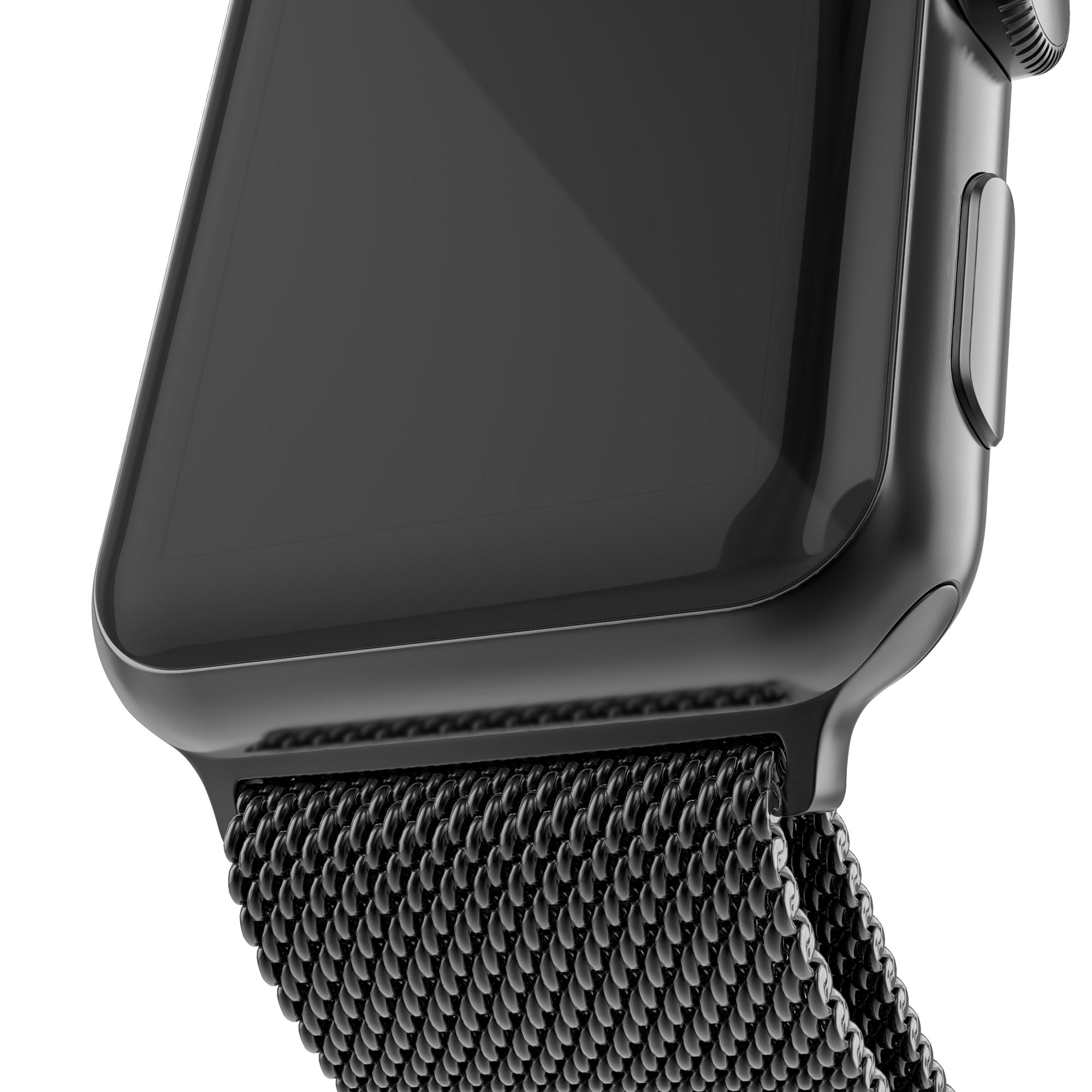 Armbånd Milanese Loop Apple Watch 41mm Series 7 sort