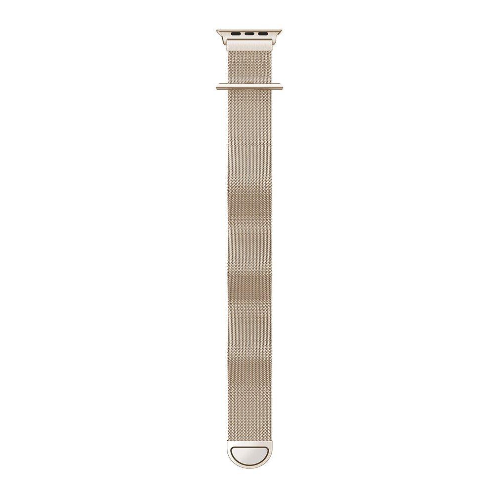 Armbånd Milanese Apple Watch Series 8 41mm Champagne guld
