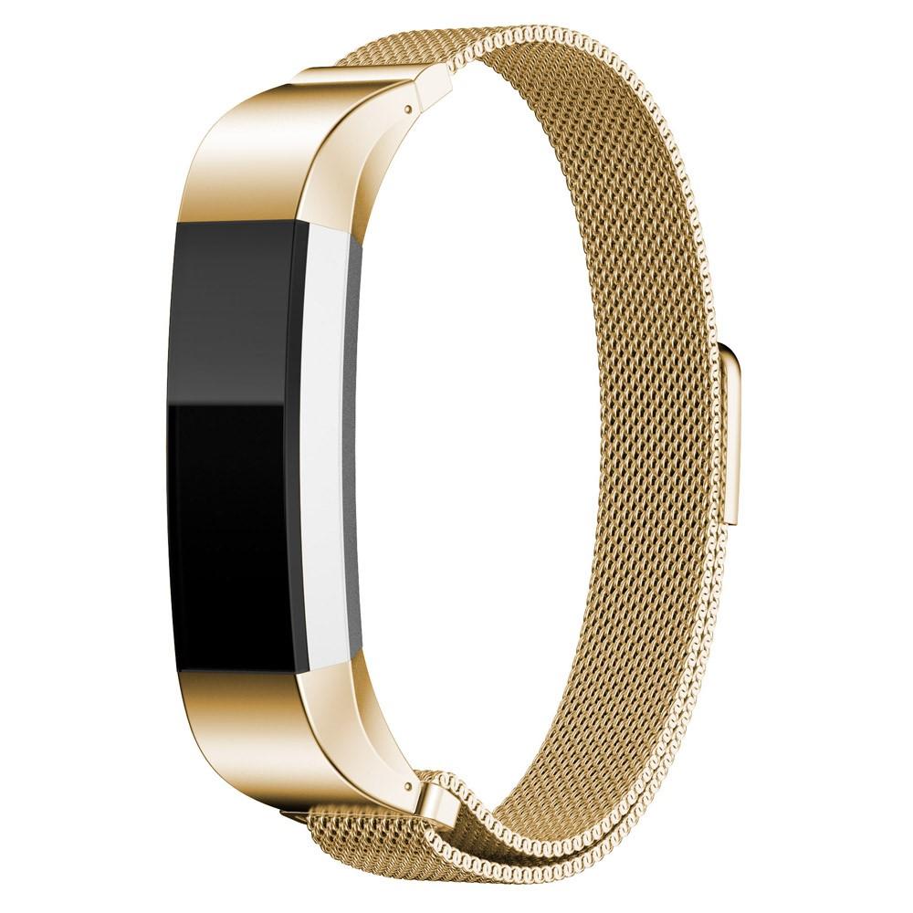 Armbånd Milanese Loop Fitbit Alta/Alta HR guld