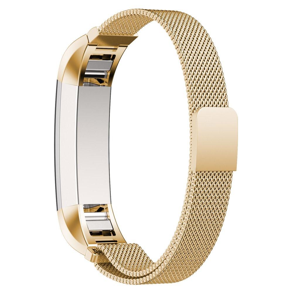 Armbånd Milanese Loop Fitbit Alta/Alta HR guld