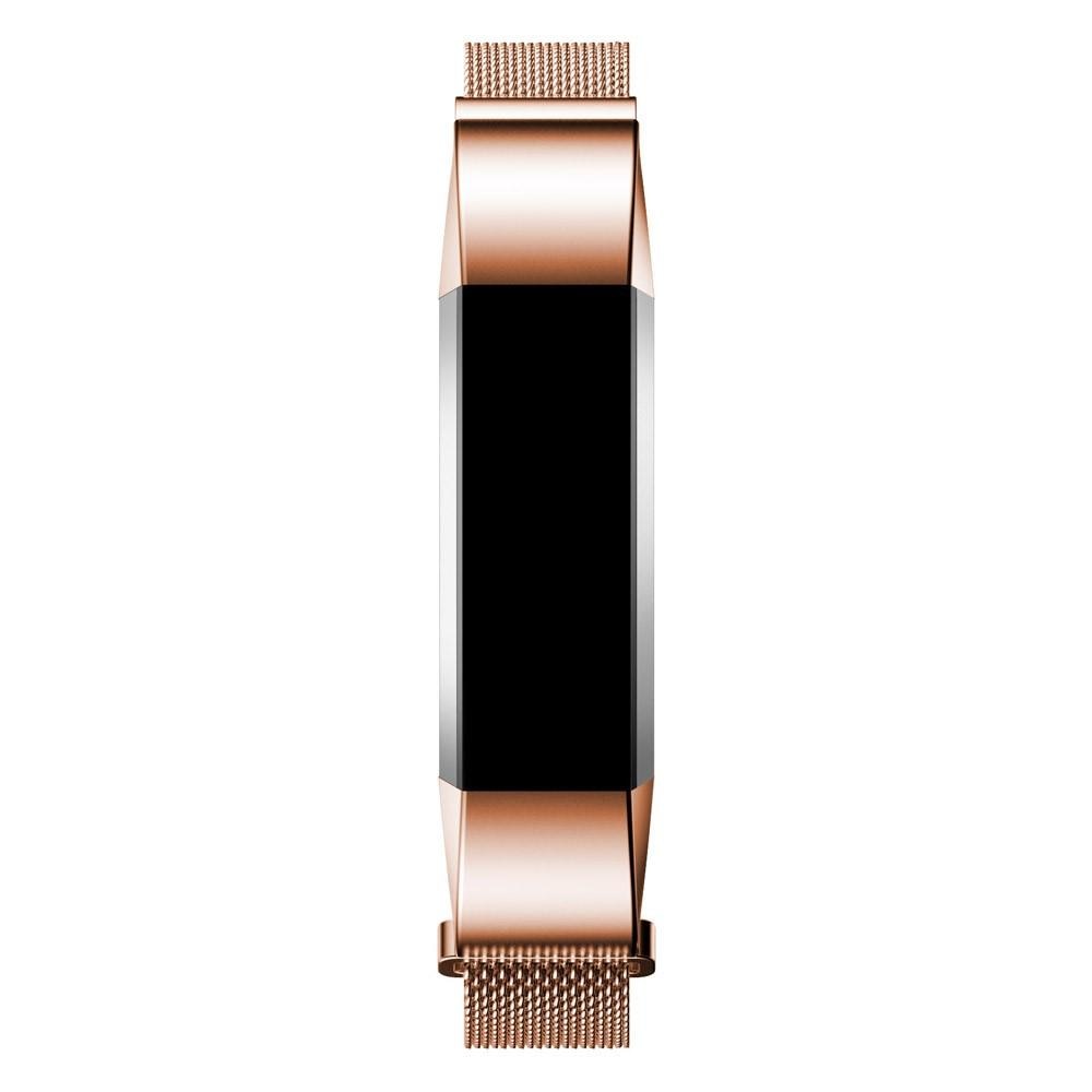 Armbånd Milanese Loop Fitbit Alta/Alta HR rose guld