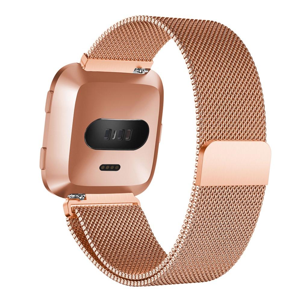 Armbånd Milanese Loop Fitbit Versa/Versa 2 rose guld