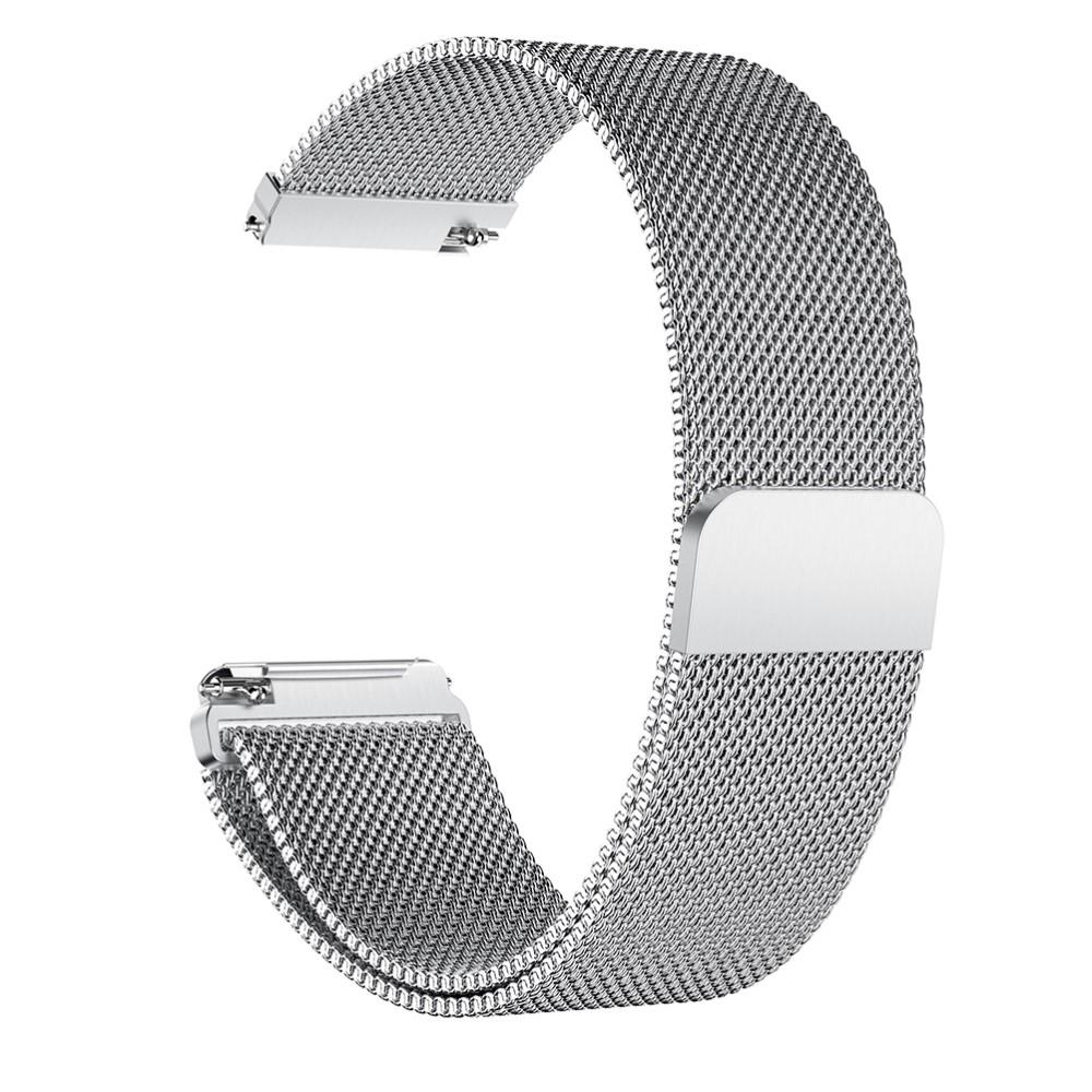 Armbånd Milanese Loop Fitbit Versa/Versa 2 sølv