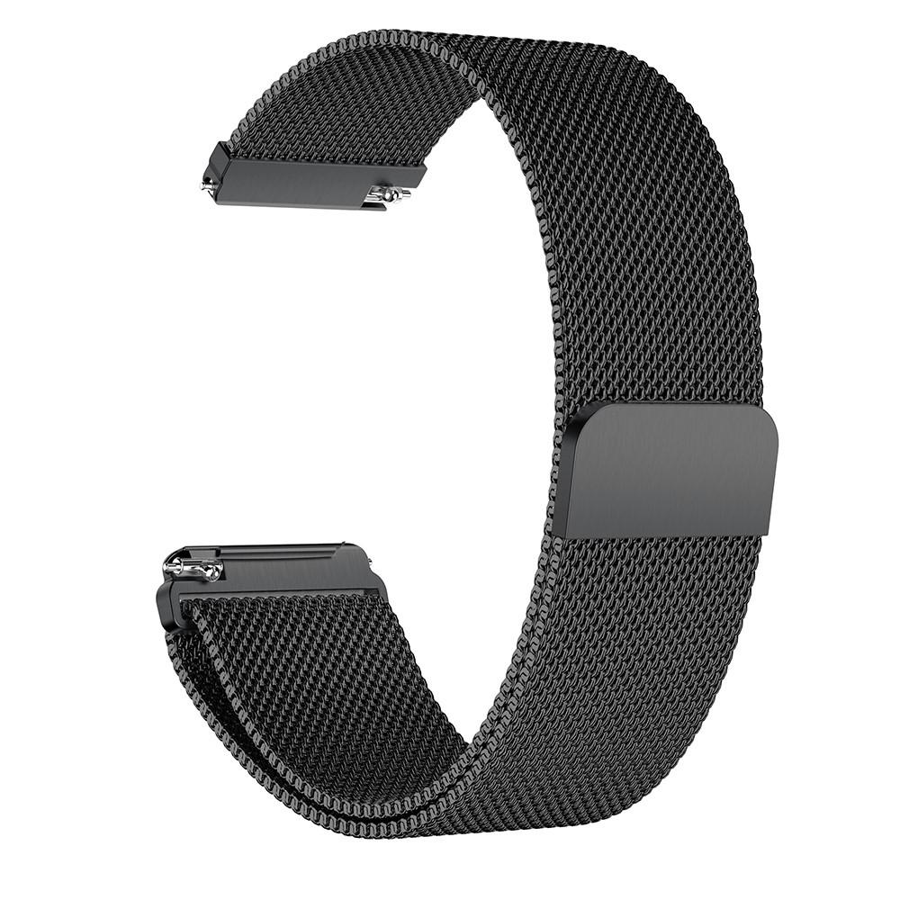 Armbånd Milanese Loop Fitbit Versa/Versa 2 sort