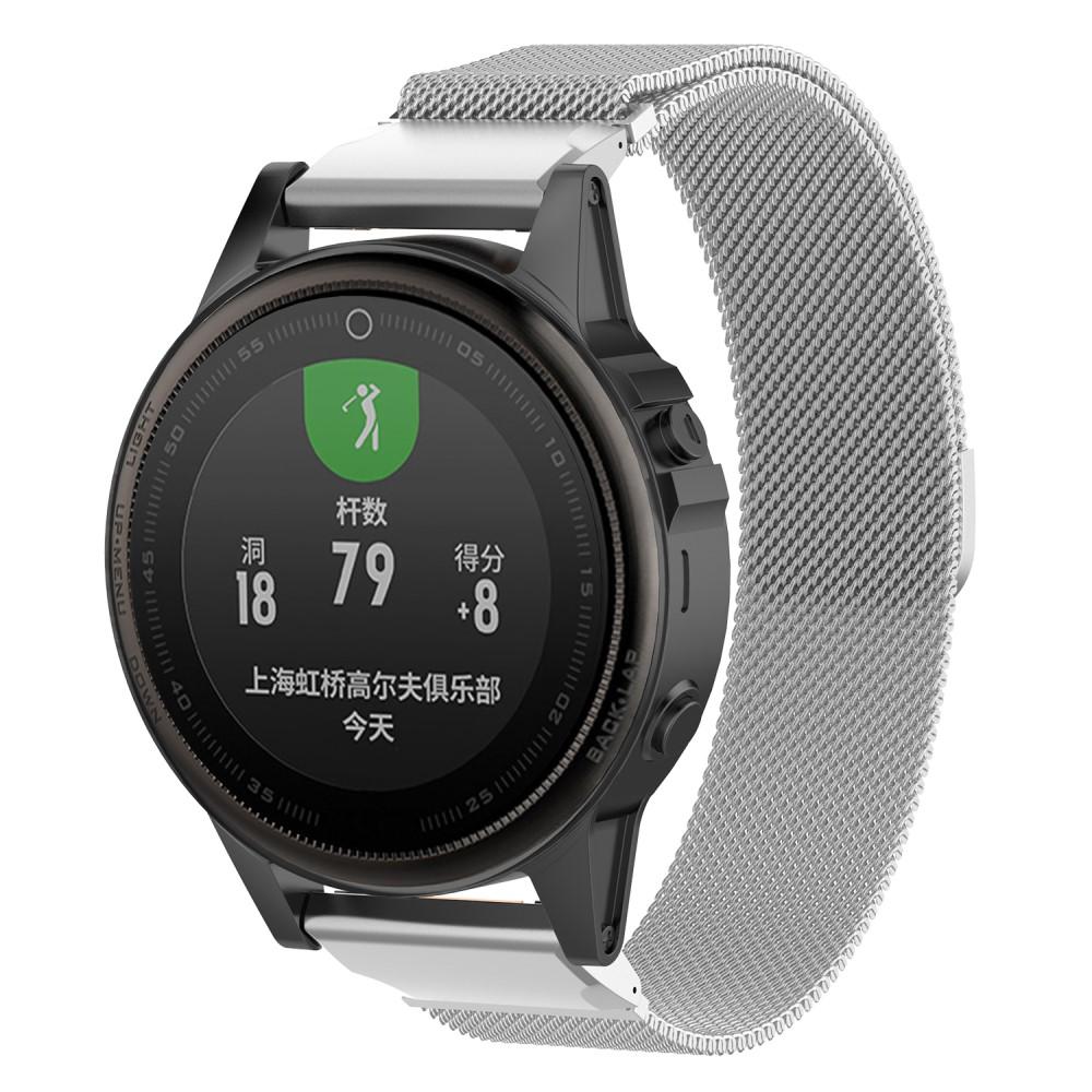 Armbånd Milanese Loop Garmin Epix Pro 42mm Gen 2 sølv