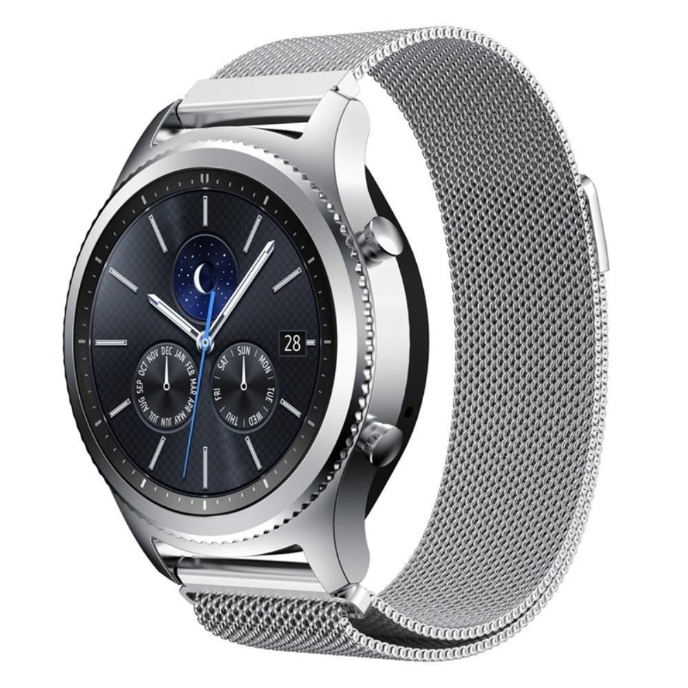 Armbånd Milanese Loop Gear S3 Frontier/S3 Classic sølv