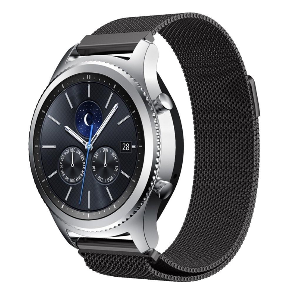 Armbånd Milanese Loop Gear S3 Frontier/S3 Classic sort