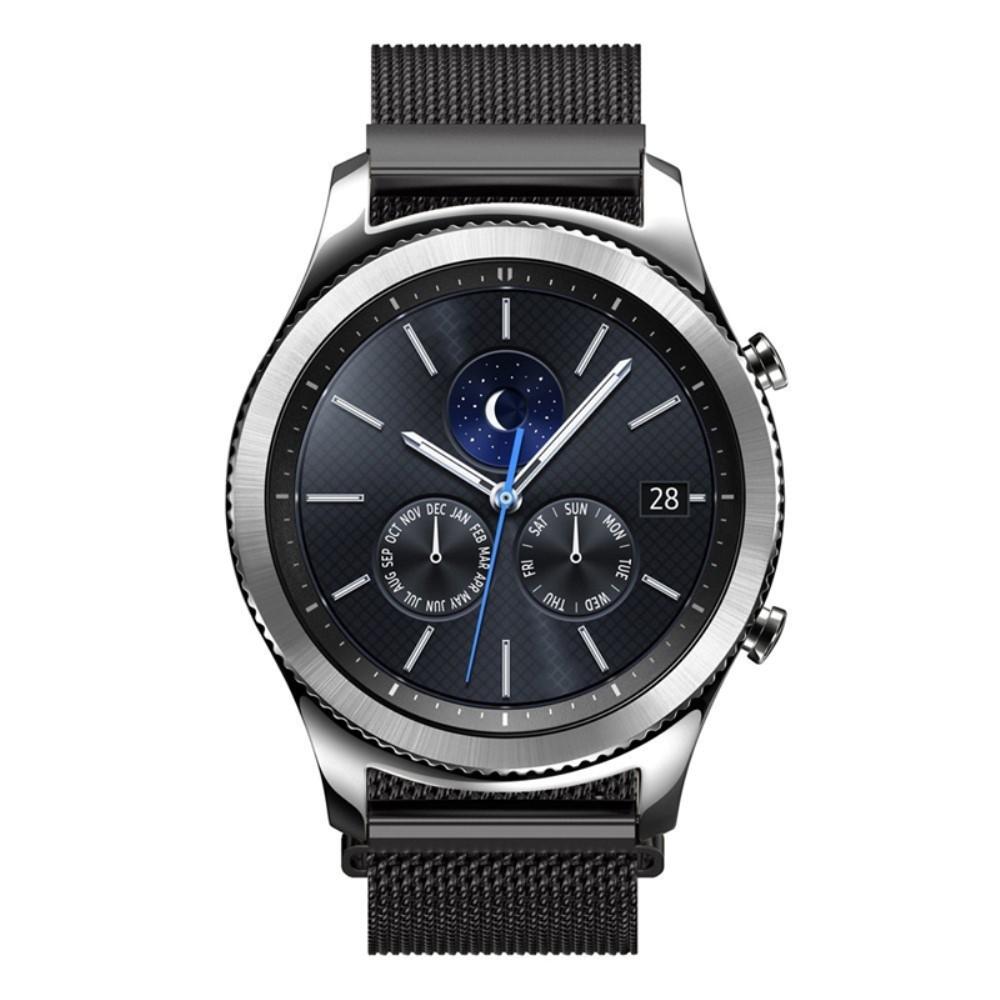 Armbånd Milanese Loop Gear S3 Frontier/S3 Classic sort